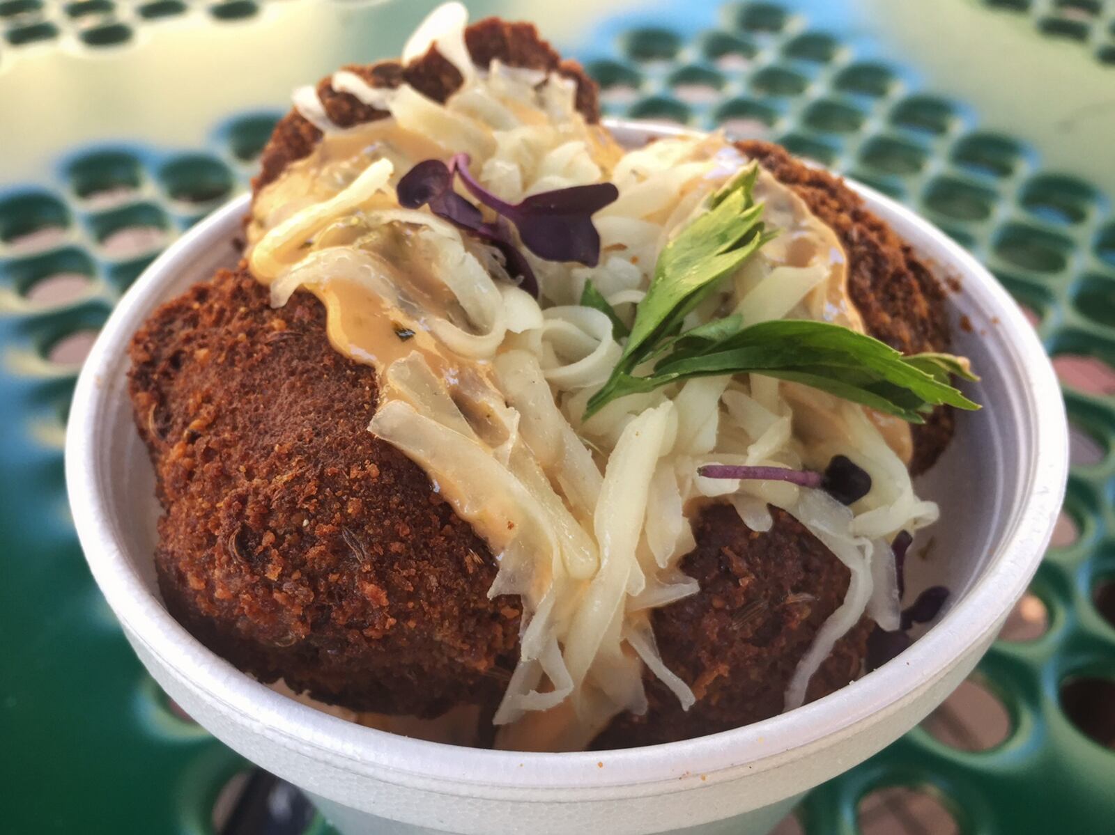 Hunger Payne's Food Truck specializes in croquettes.