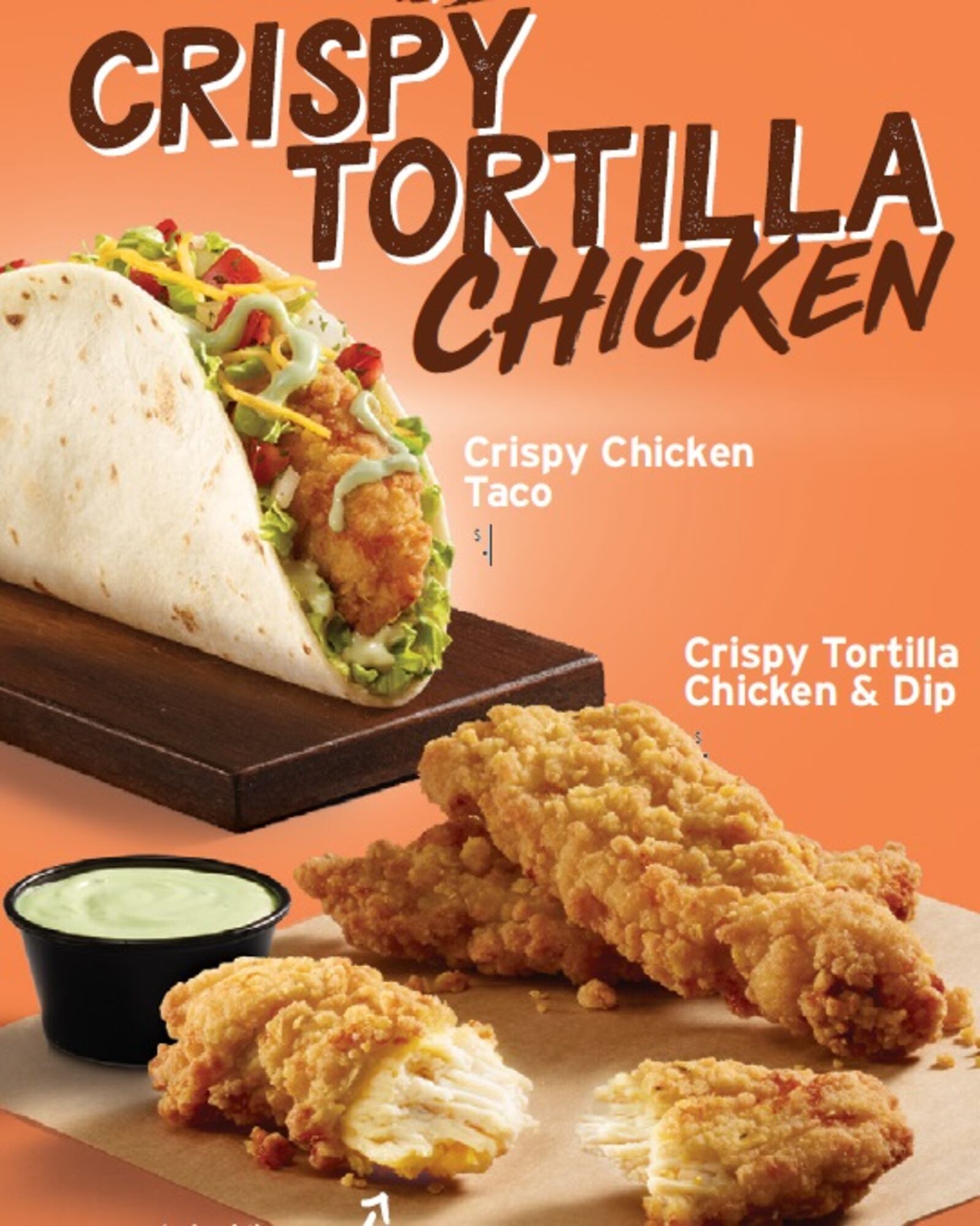 Taco Bell will test-market its new Crispy Tortilla Chicken strips in only two markets in the country starting on Thursday, Nov. 21, 2019: Houston, Texas, and Dayton, Ohio.