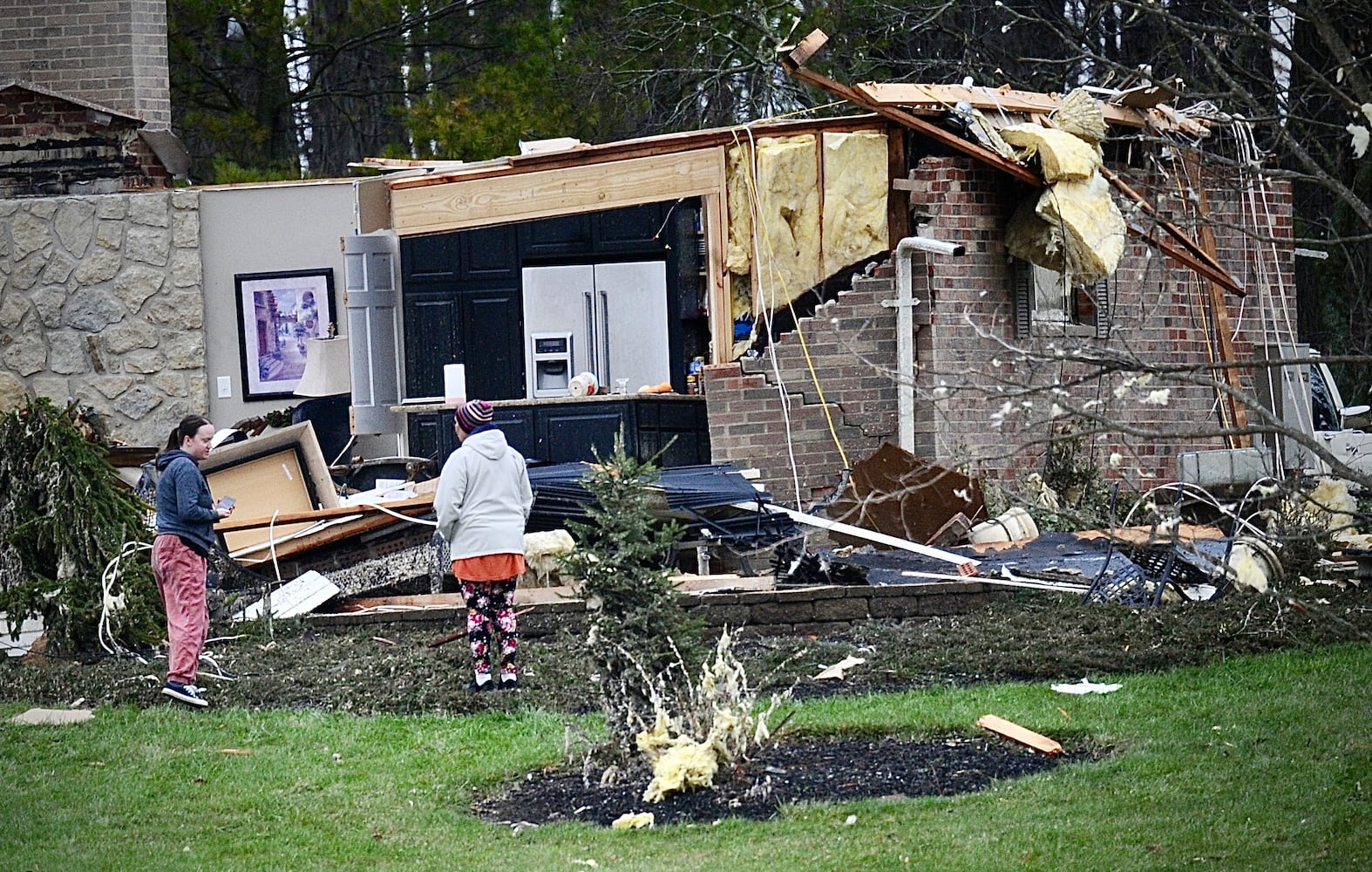 Storm damage near Covington