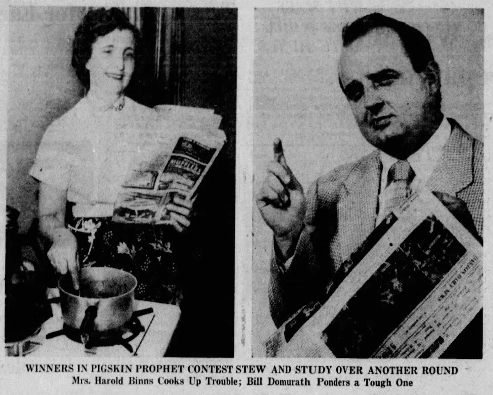 Nov. 5, 1957: Housewife and cab driver divide 'Prophet' payoff. DAYTON DAILY NEWS ARCHIVES