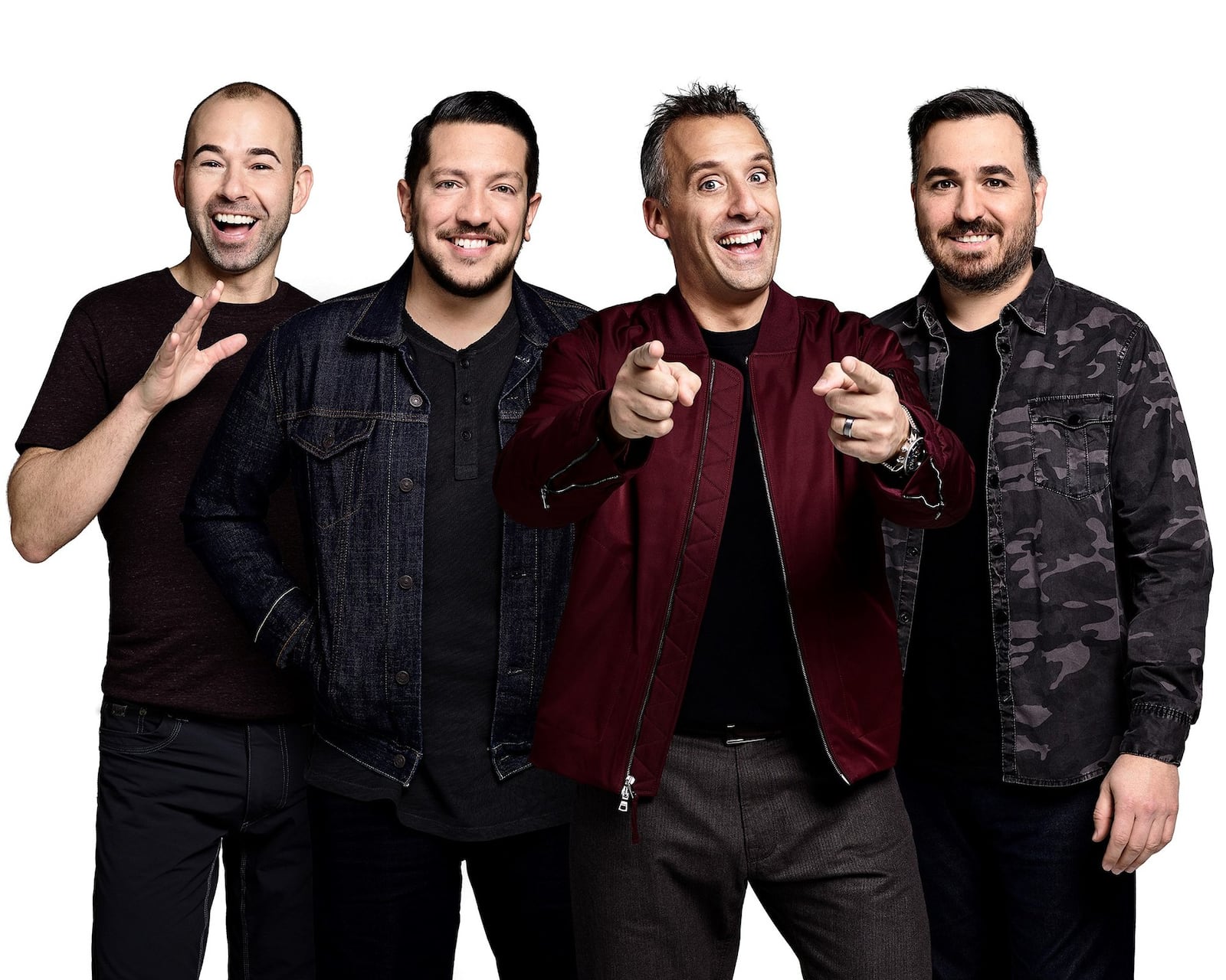 The comedy troupe the Tenderloins, whose truTV show, “Impractical Jokers,” is now in its eight season, bring “The Cranjis McBasketball World Comedy Tour” to the Nutter Center in Fairborn, on Friday, Jan. 10. CONTRIBUTED