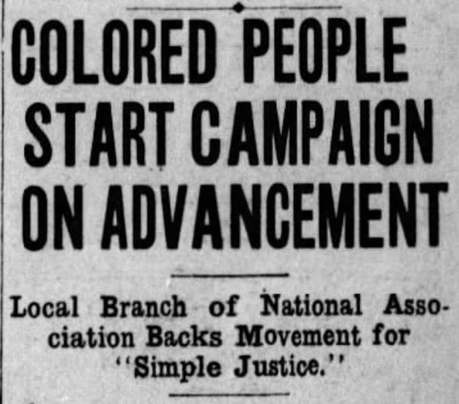 On Tuesday, Feb. 10, 1915 the Dayton branch of NAACP became a permanent organization. DAYTON DAILY NEWS ARCHIVES