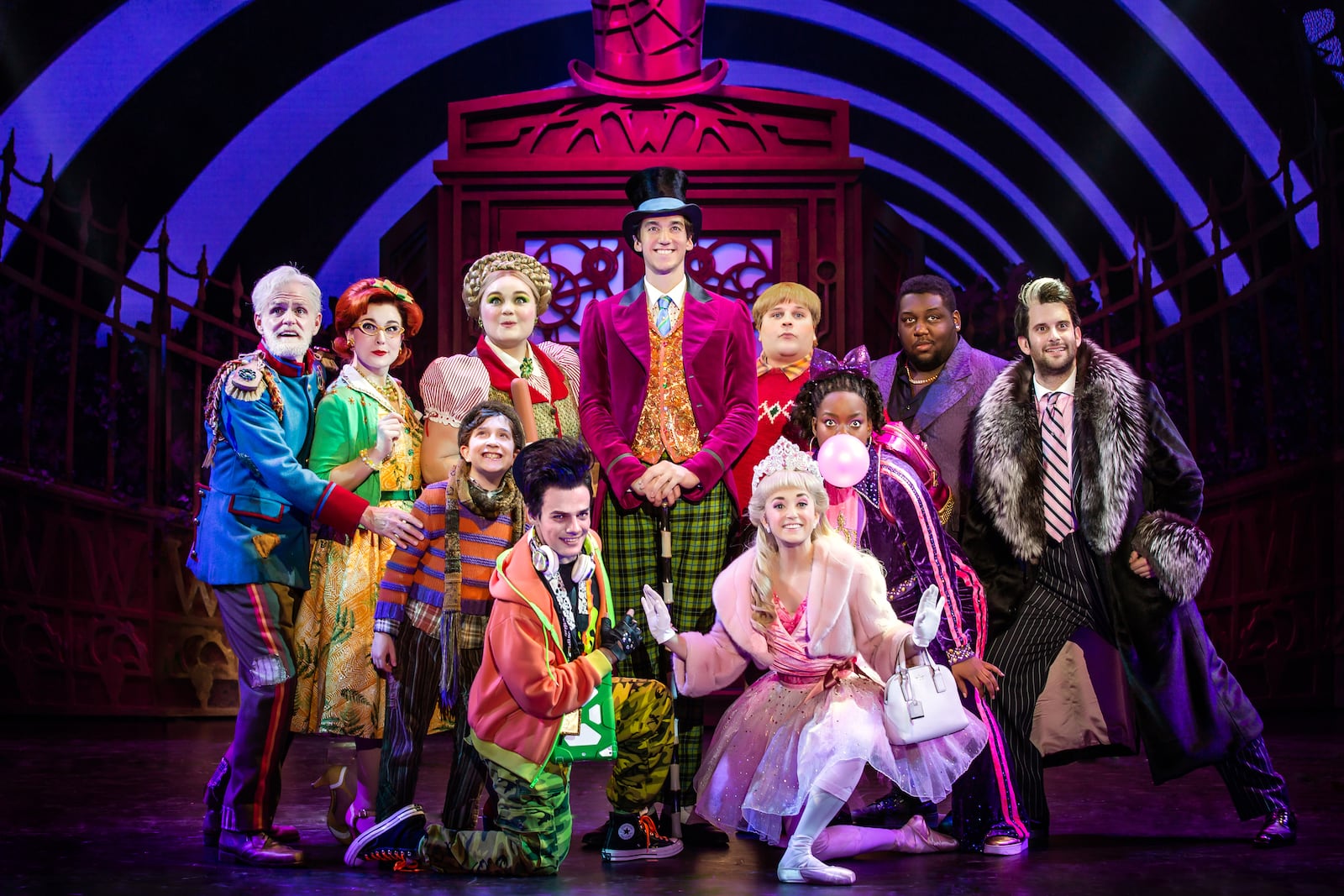 The updated stage version of “Roald Dahl’s Charlie and the Chocolate Factory” currently touring the United States makes a stop at the Schuster Center in Dayton Thursday through Saturday, May 26 through 28.