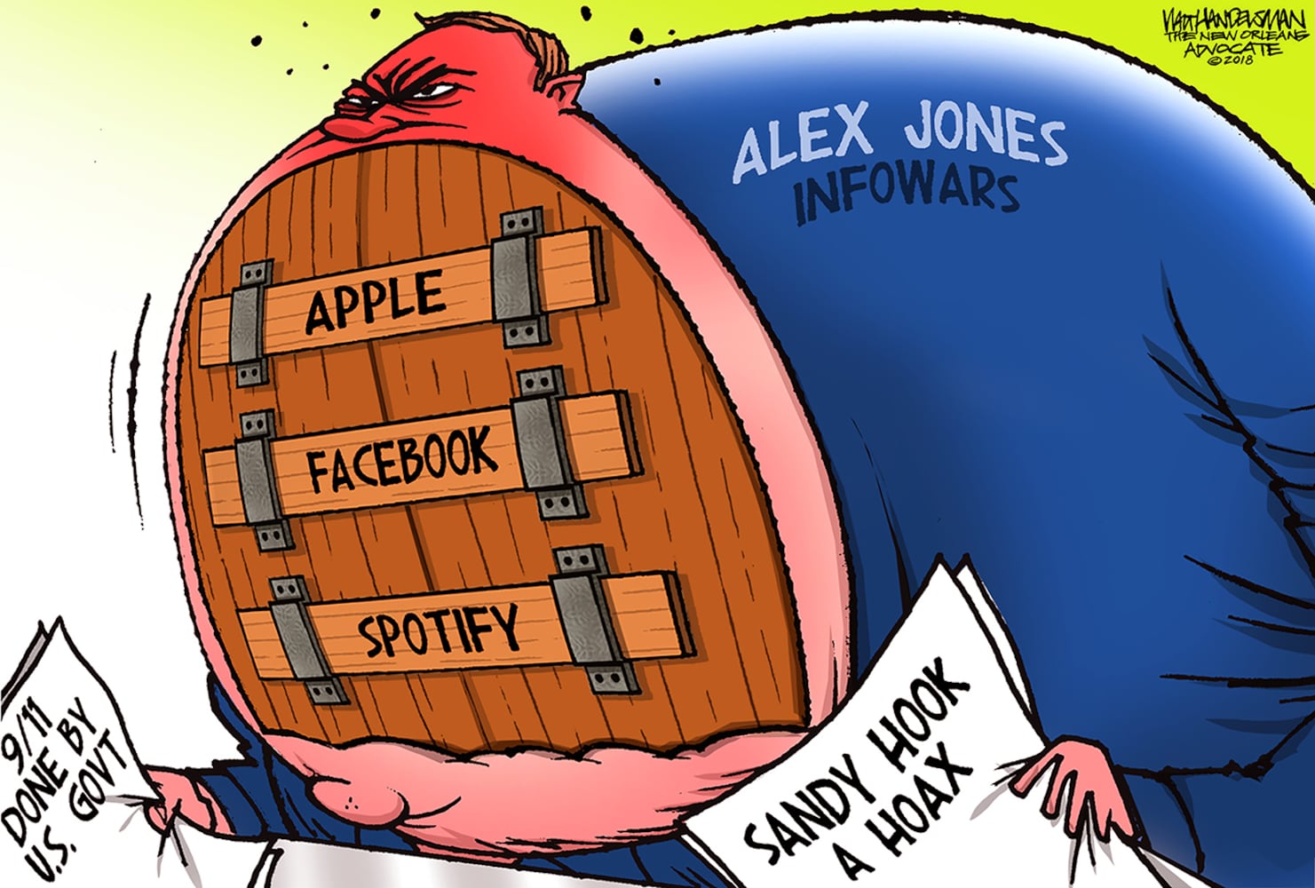 Week in cartoons: Alex Jones, Space Force and more