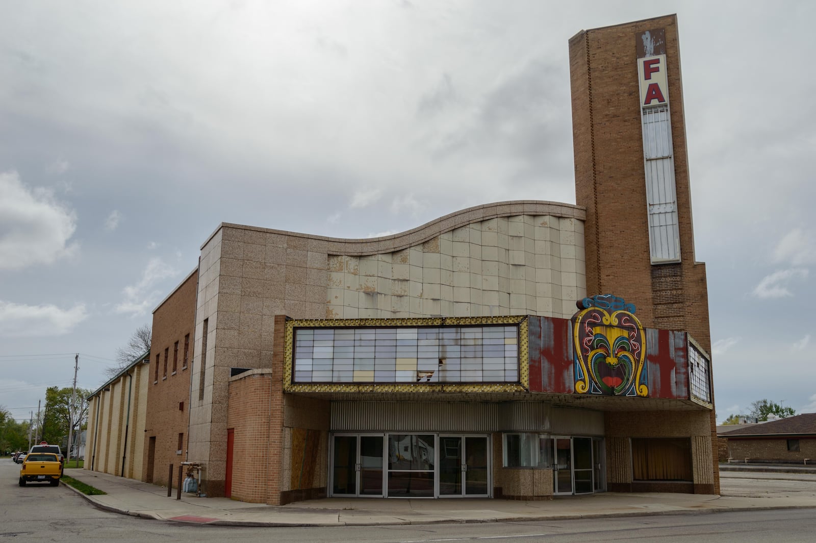 Exterior of the Fairborn Theatre on 34 S. Broad St. in downtown Fairborn, April 22, 2017  // Tom Gilliam