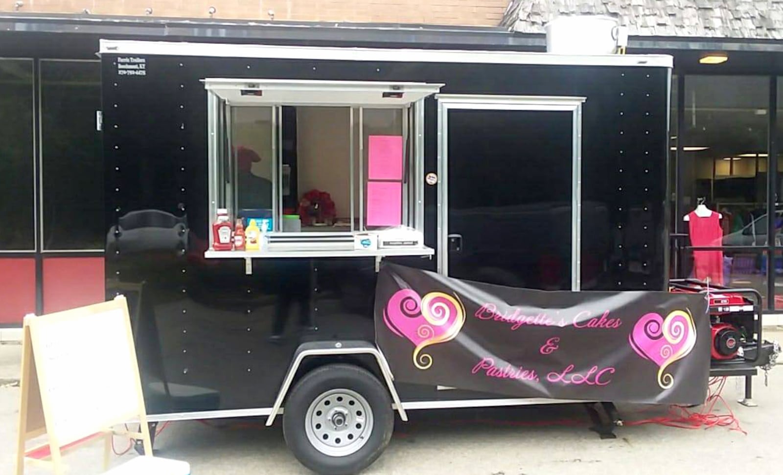 Bridgette's Cakes & Pastries owner Bridgette Rodgers launched her food truck trailer in fall of 2018.