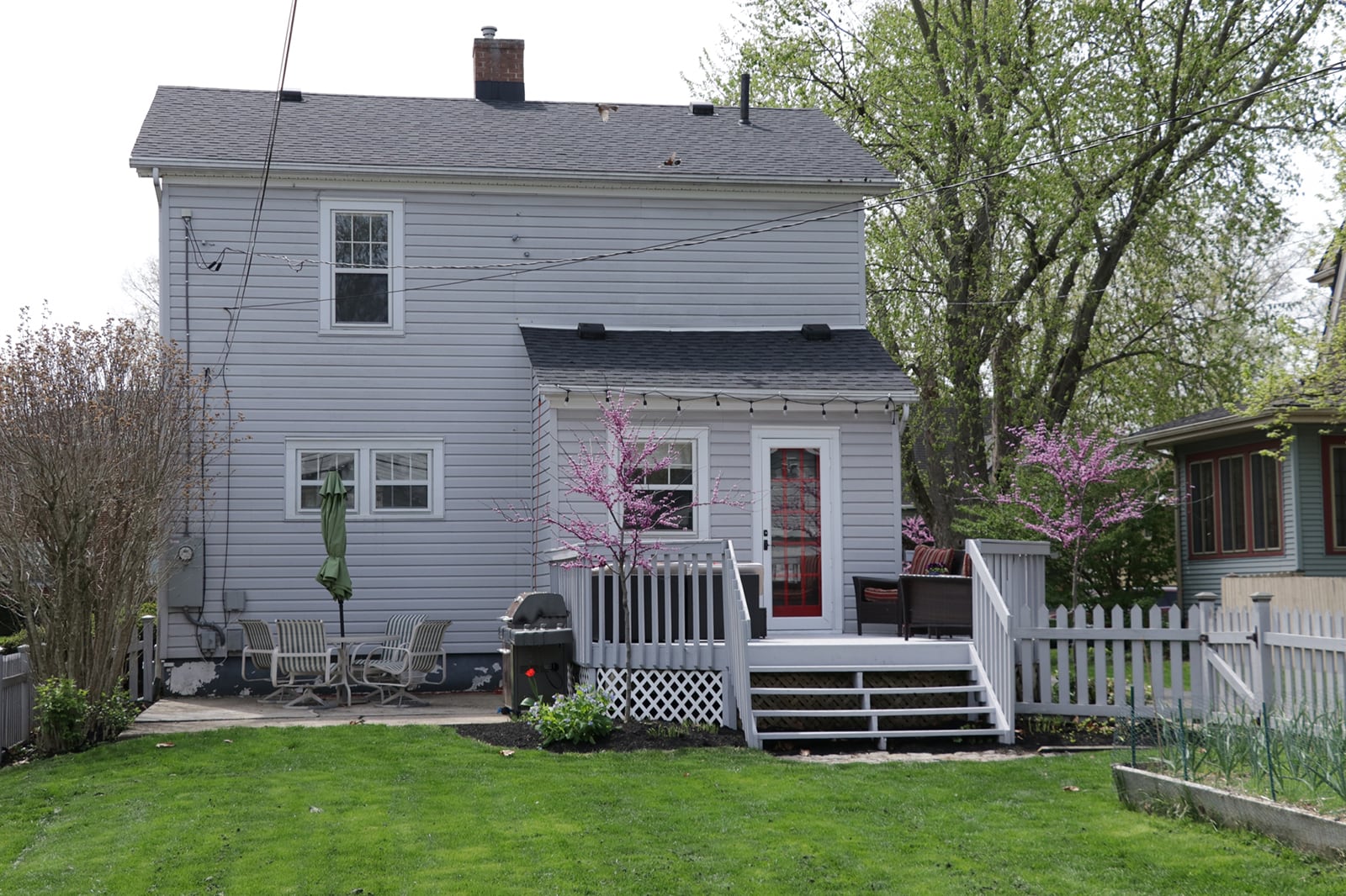 A glass door opens from the breakfast nook to the rear deck and fenced back yard. CONTRIBUTED PHOTO BY KATHY TYLER