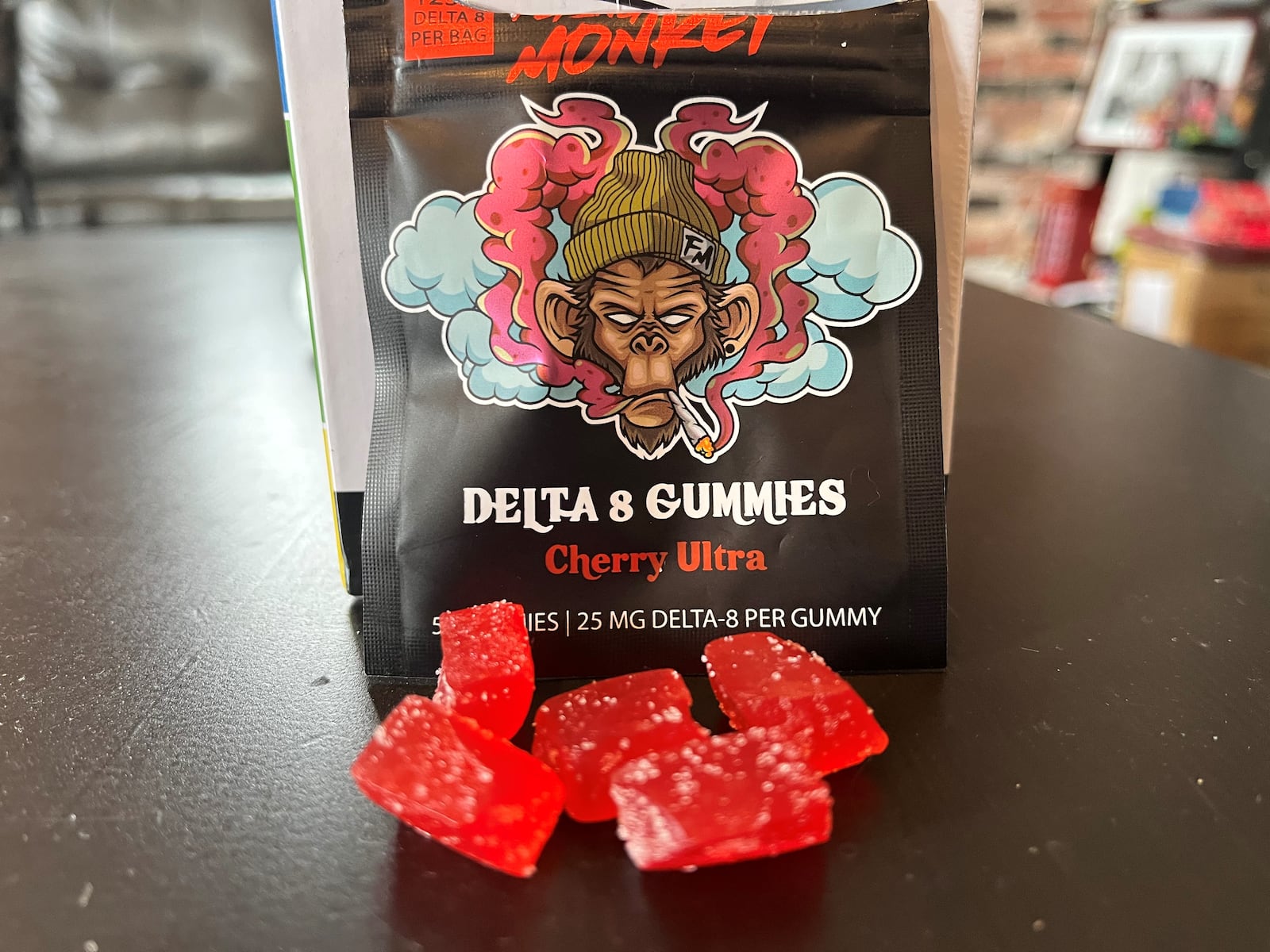 Delta-8 THC gummies are for sale at stores across the Dayton region. CORNELIUS FROLIK / STAFF