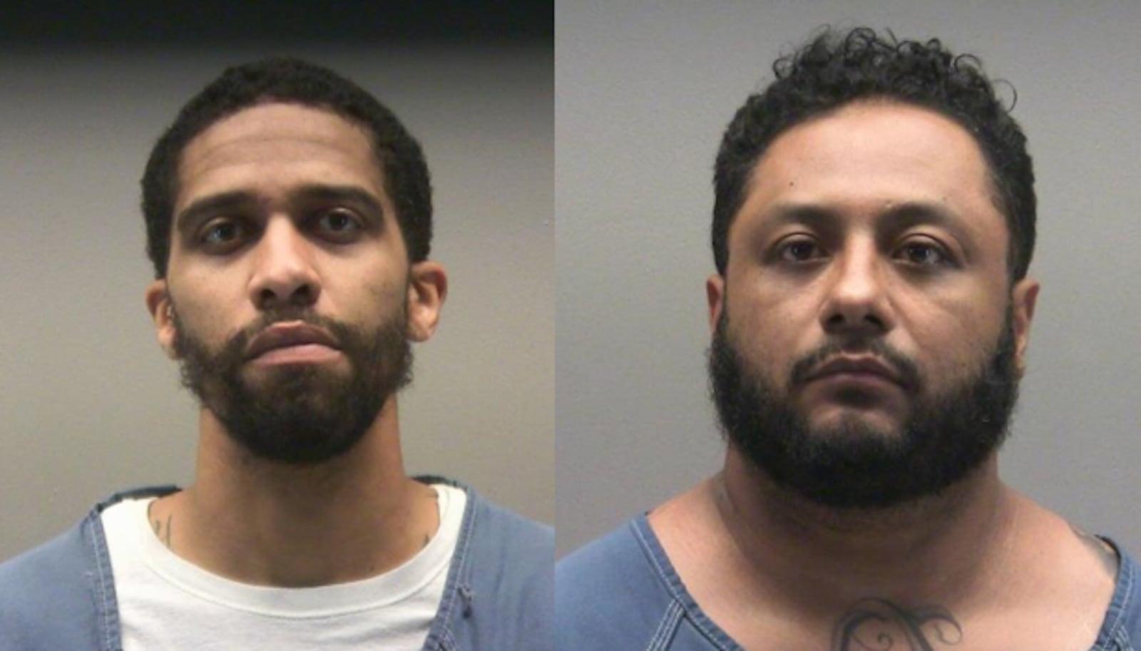 Jonathan Lopez, left, and Edson Cruz-Medina are among eight people charged in a narcotics distribution ring that conspired to distribute fentanyl in Clark, Greene, Hamilton and Montgomery counties. Both are being held in the Montgomery County Jail, according to jail booking records.