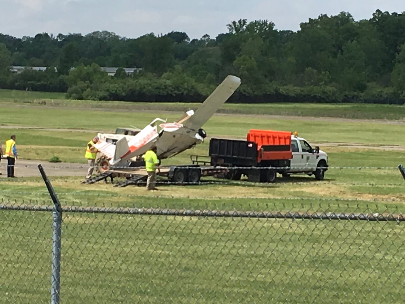 PHOTOS: Plane crashes at Butler County Regional Airport