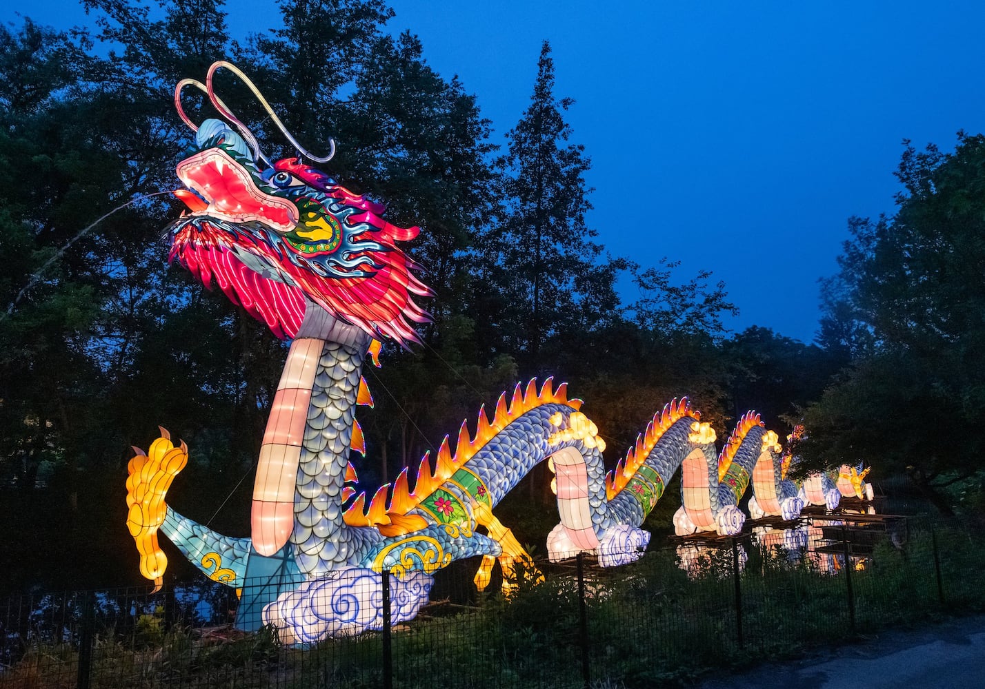 Asian Lantern Festival lights up zoo with 40 interactive displays