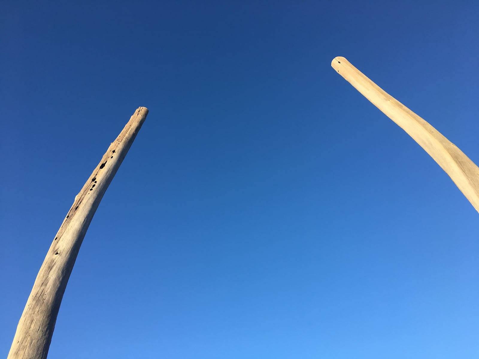 "I Invite You" sculpture at Possum Creek MetroPark.