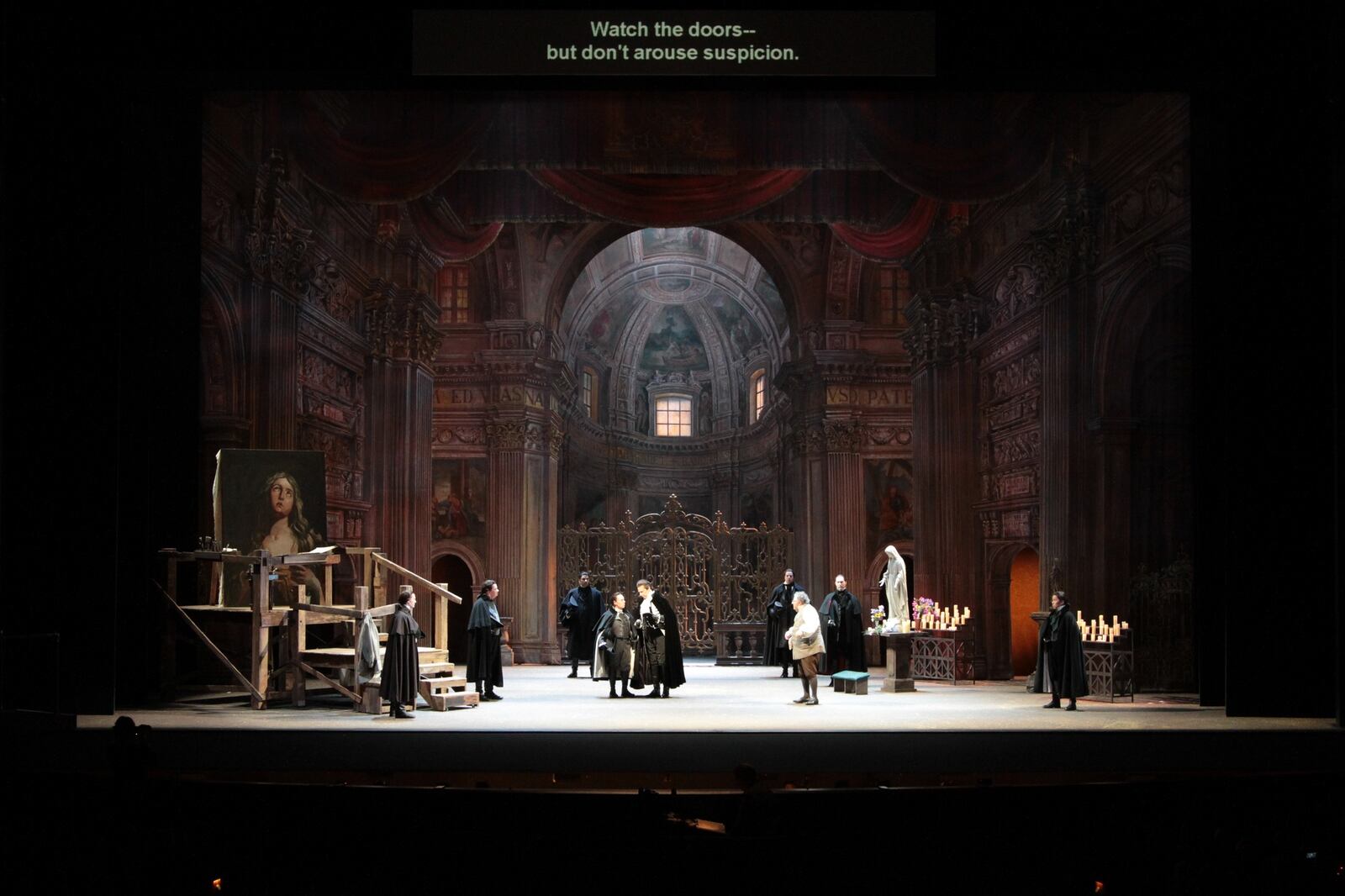 Dayton Opera's production of "Tosca" features scenic design by Ercole Sormani, the former head of the famous scenic design studio in Milan. FACEBOOK PHOTO