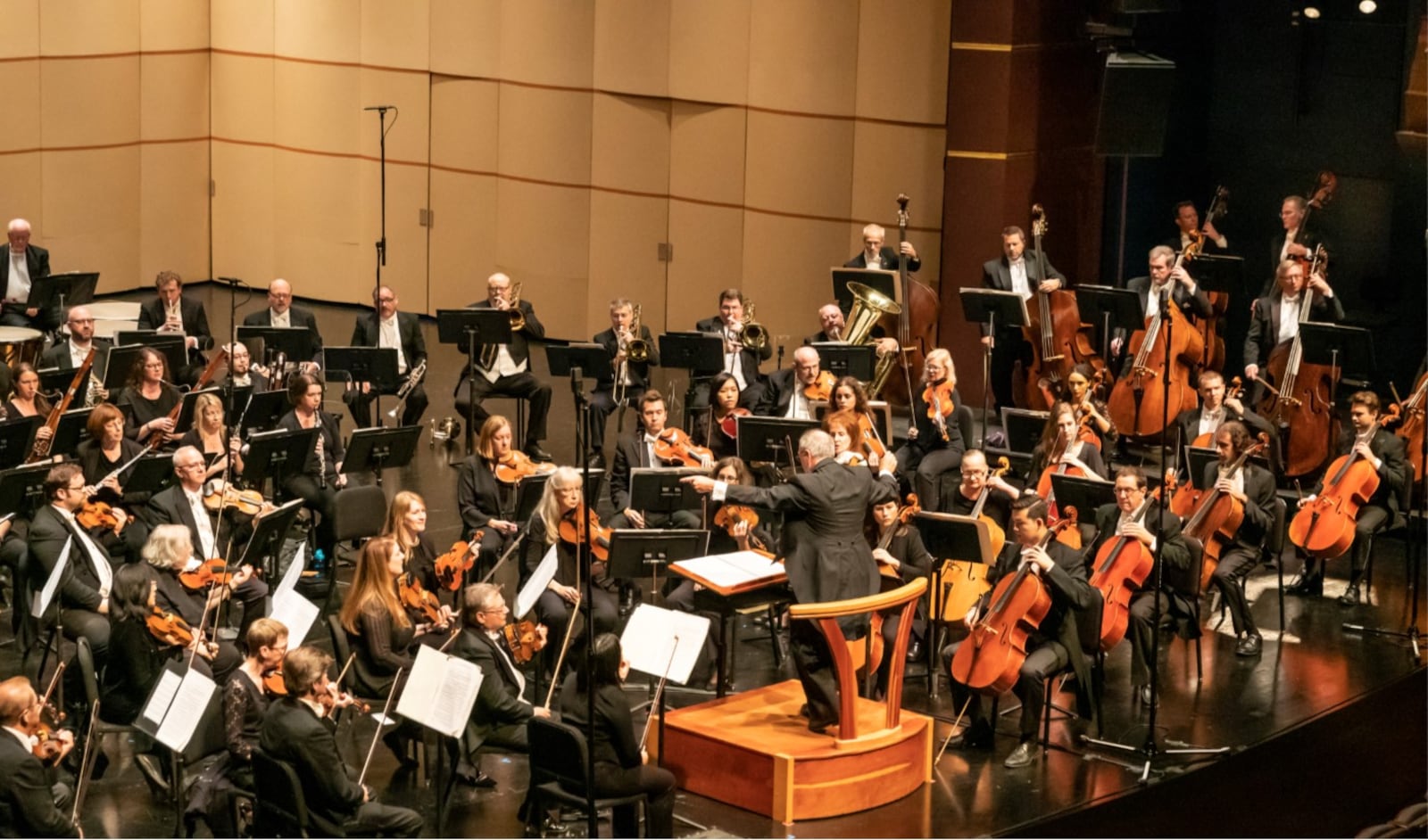 Dayton Philharmonic Orchestra conductor Neal Gittleman says he’s looking forward to more “performances, more people in the audience and more excitement “ in the 2022-2023 DPAA season. PHOTO BY ANDY SNOW