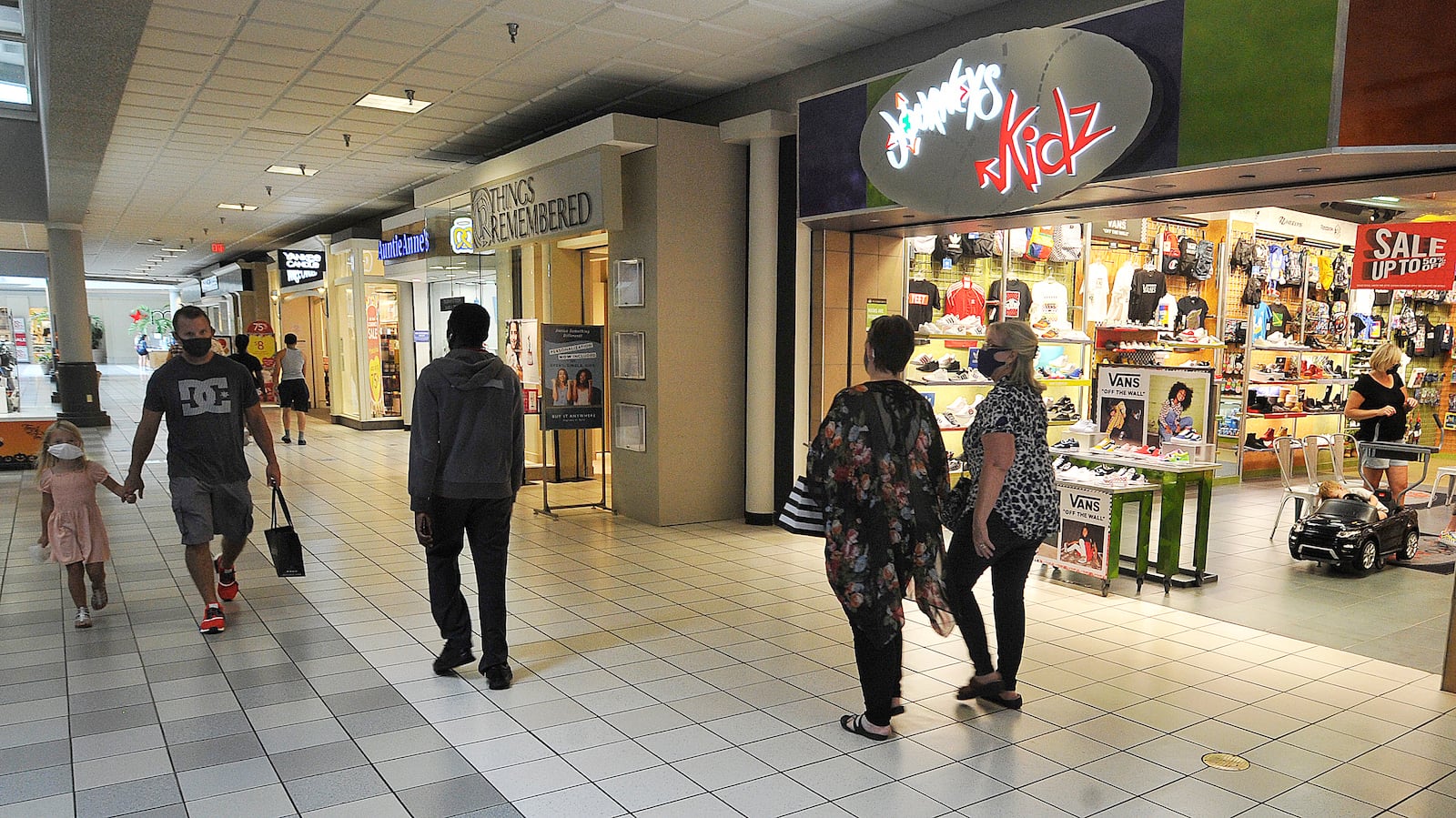 The Dayton Mall is working to bring back more foot traffic during the Coronavirus pandemic. MARSHALL GORBY\STAFF