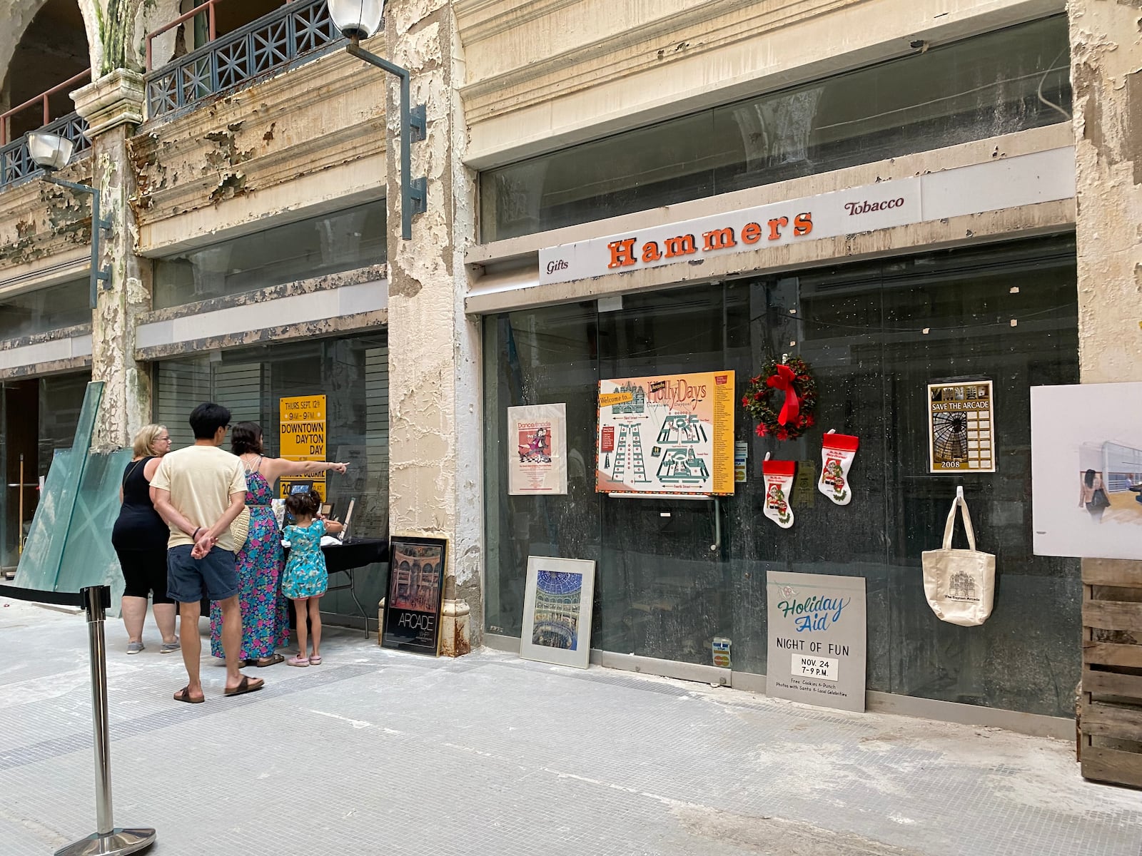 People were able to do free, self-guided tours inside of the Arcade on Saturday, Aug. 7. Eileen McClory / Staff