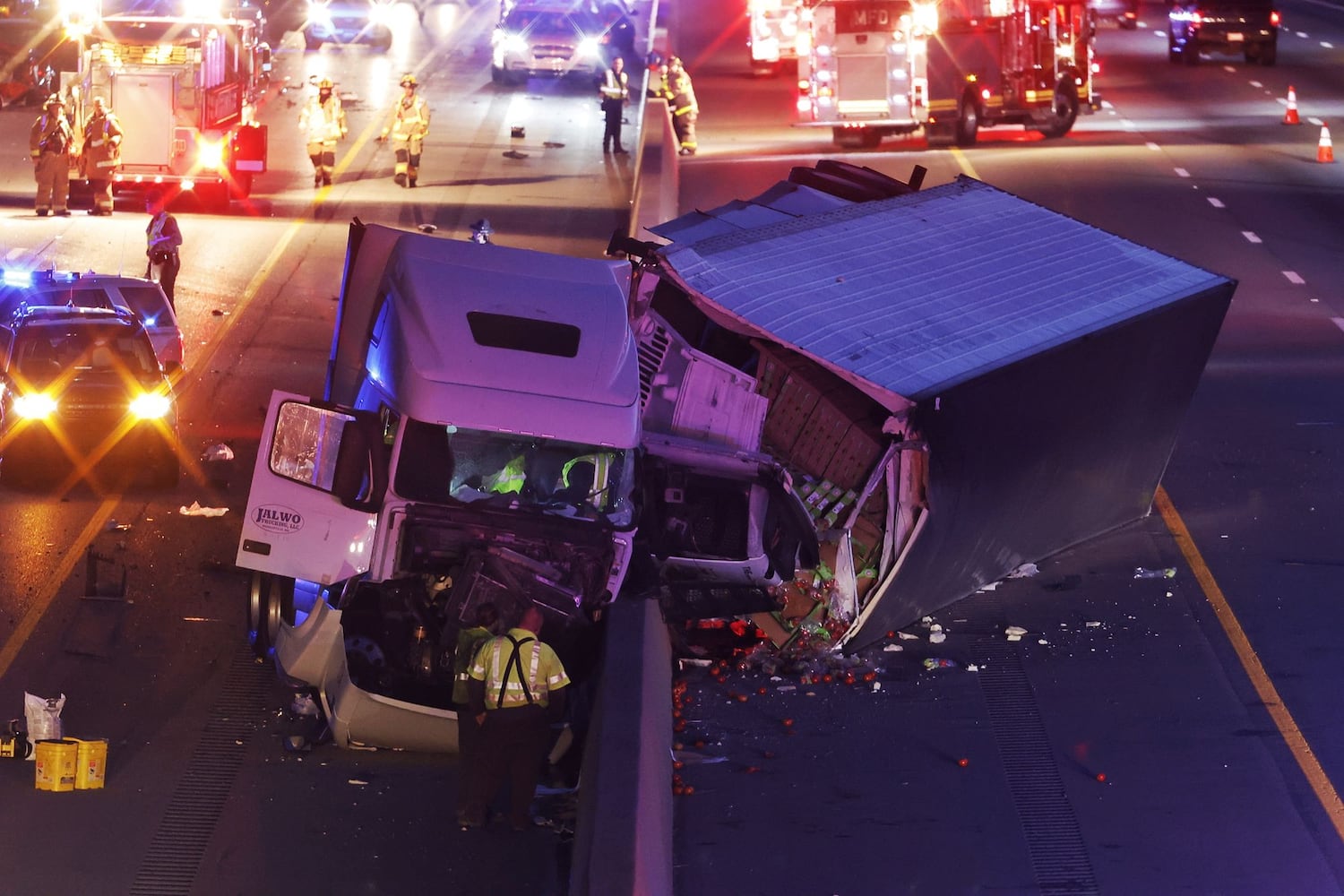 I-75 crash around state Route 122