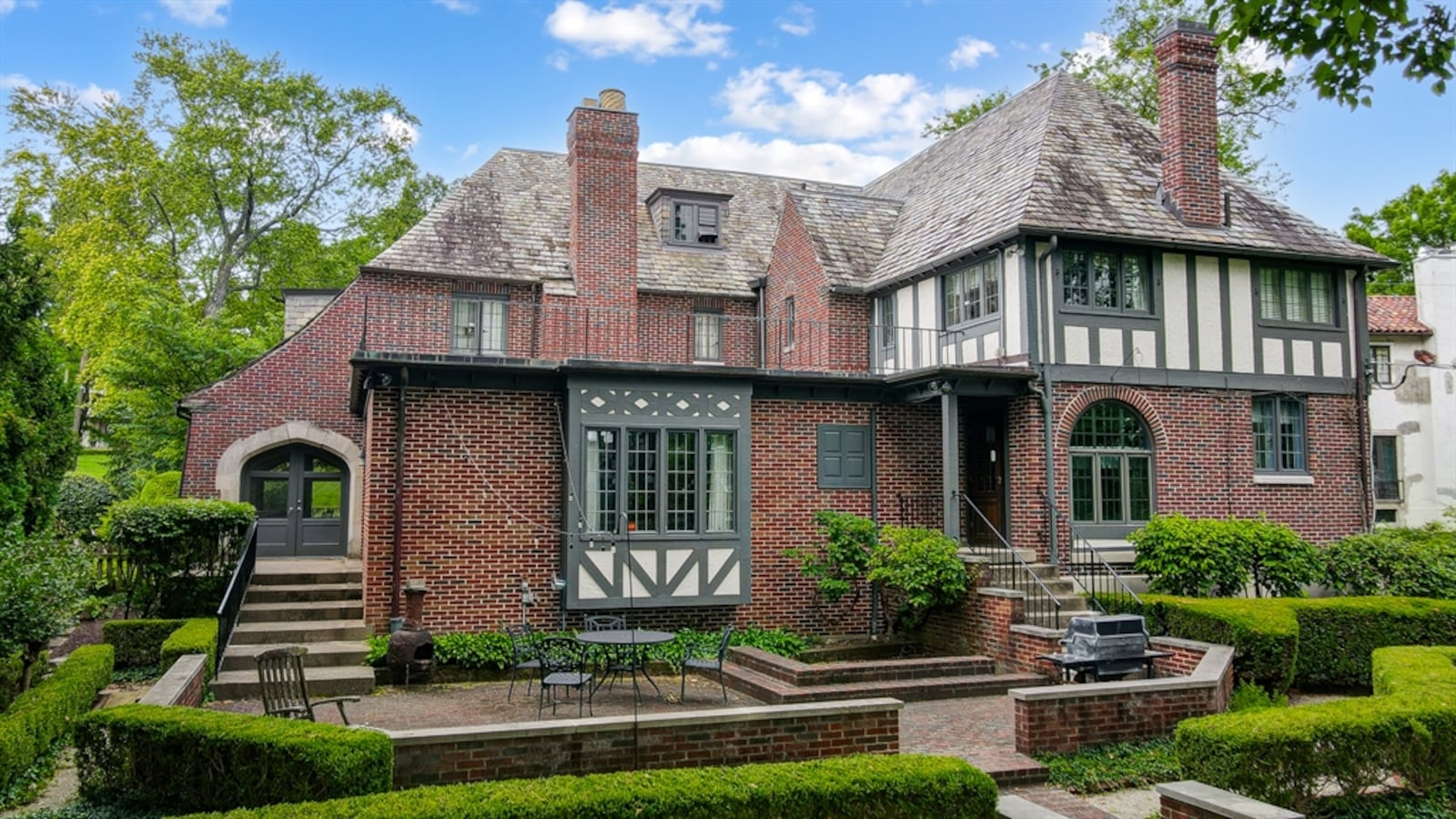 Listed for $1.495 million by Coldwell Banker and built in 1927, the brick-and-stucco Tudor at 225 Haver Road in Oakwood has 5,811 square feet of living space, plus the finished basement. CONTRIBUTED