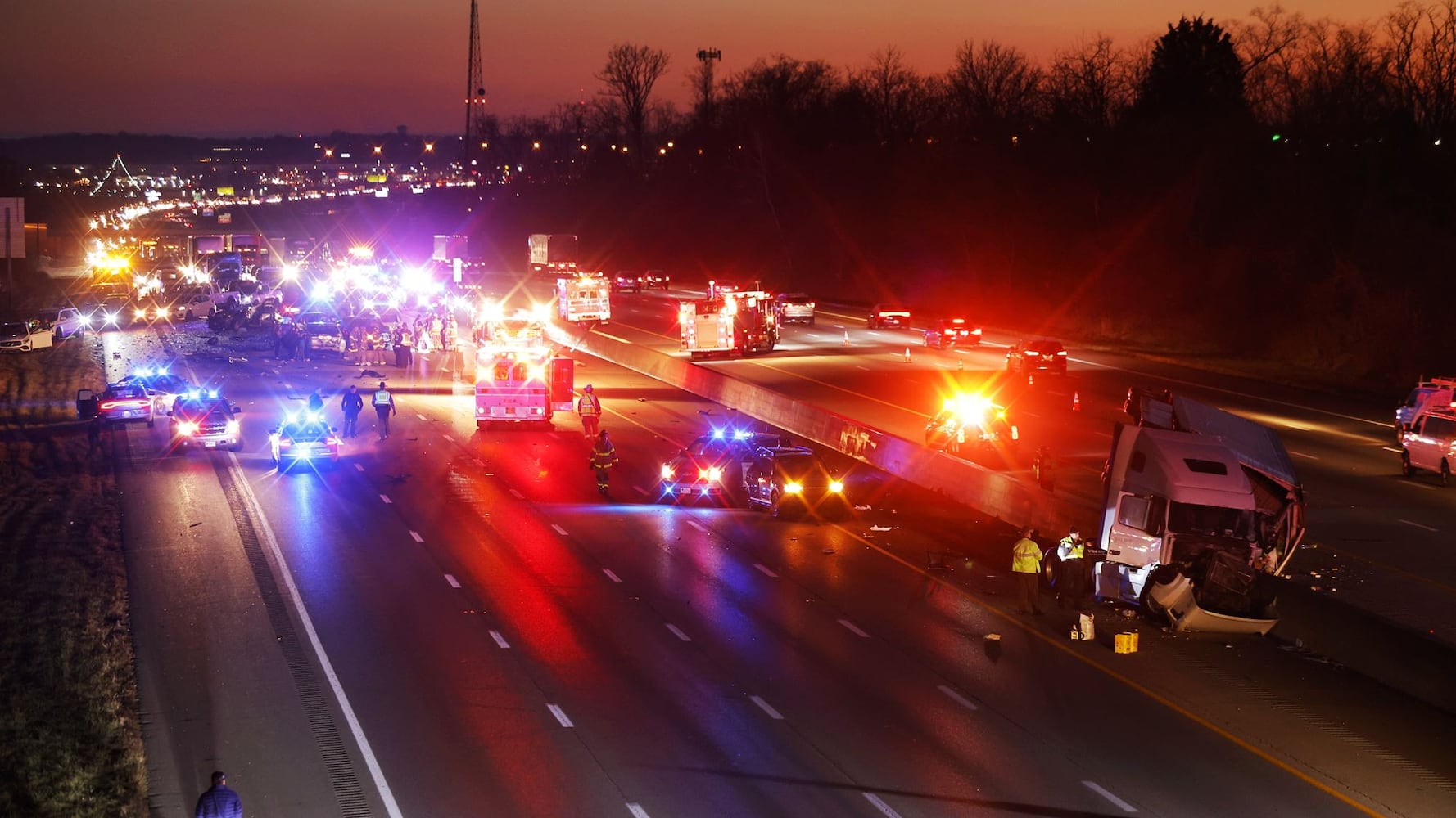 I-75 crash around state Route 122