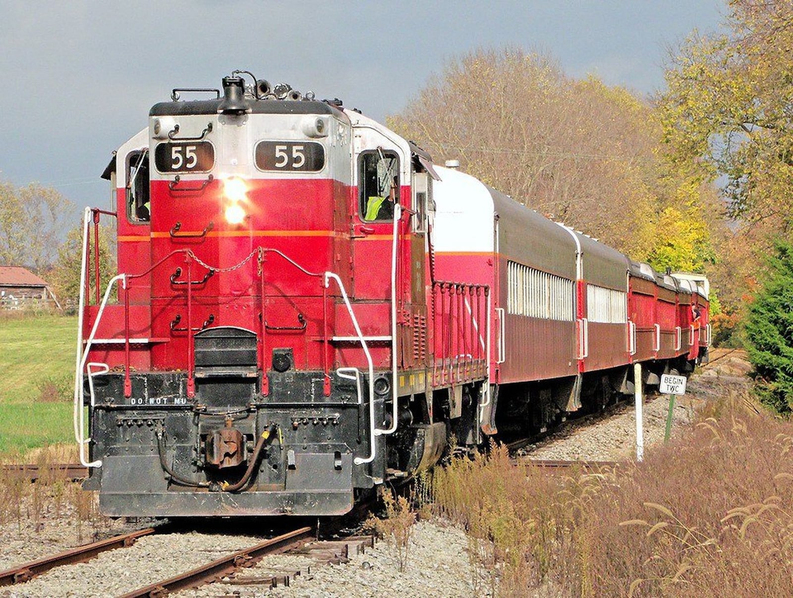 The Lebanon, Mason & Monroe Railroad has applied for a permit to sell beer and other alcoholic beverages to passengers.