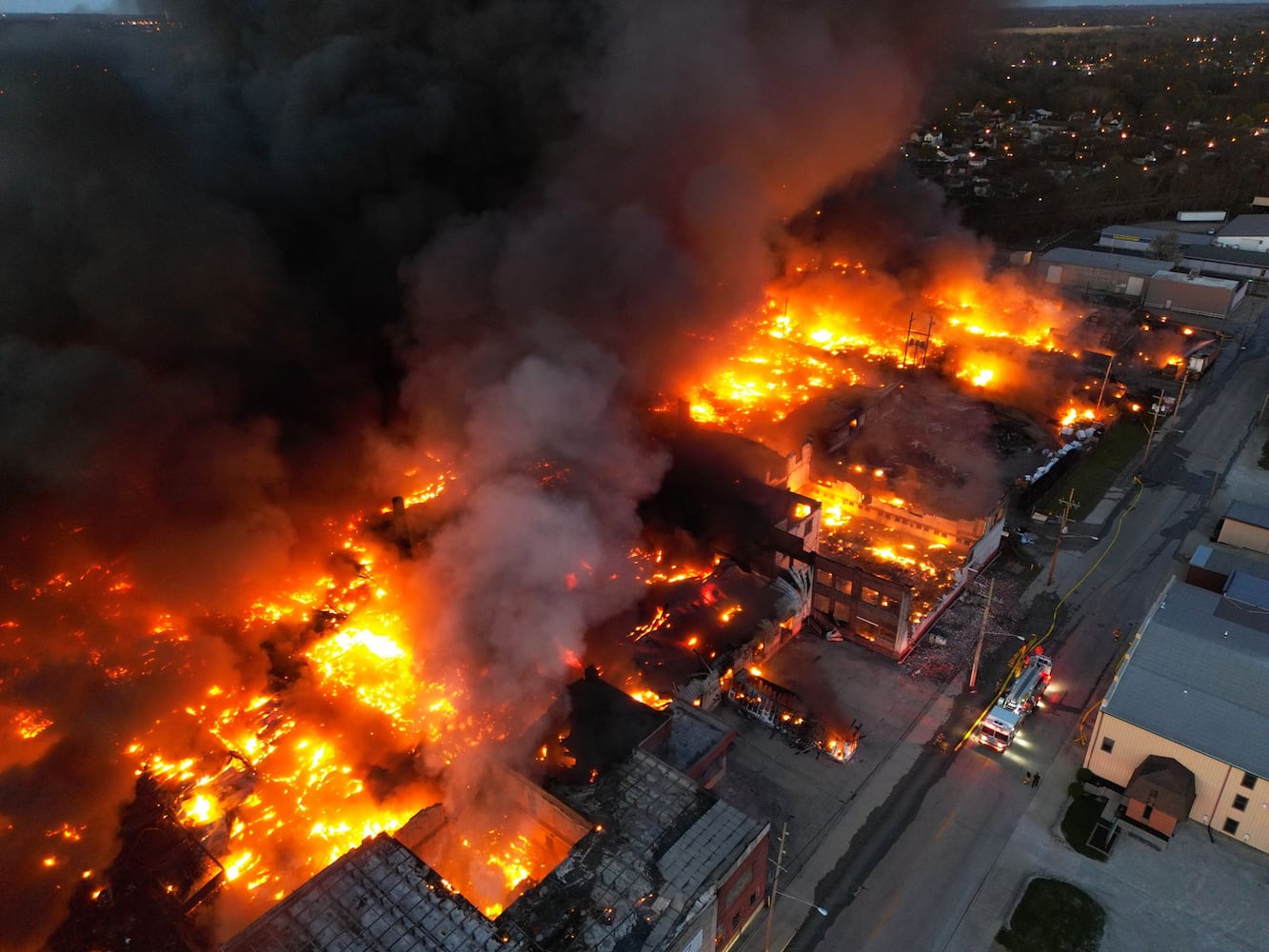 Richmond, Indiana industrial fire