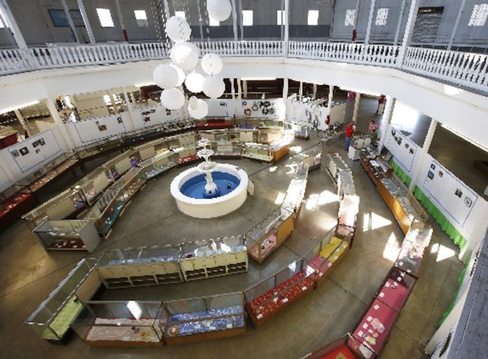 The open class exhibit inside the Roundhouse shown July 7, 2017, for the last Montgomery County Fair to be held at the original fairgrounds on South Main Street in Dayton. The final fair opened July 10.