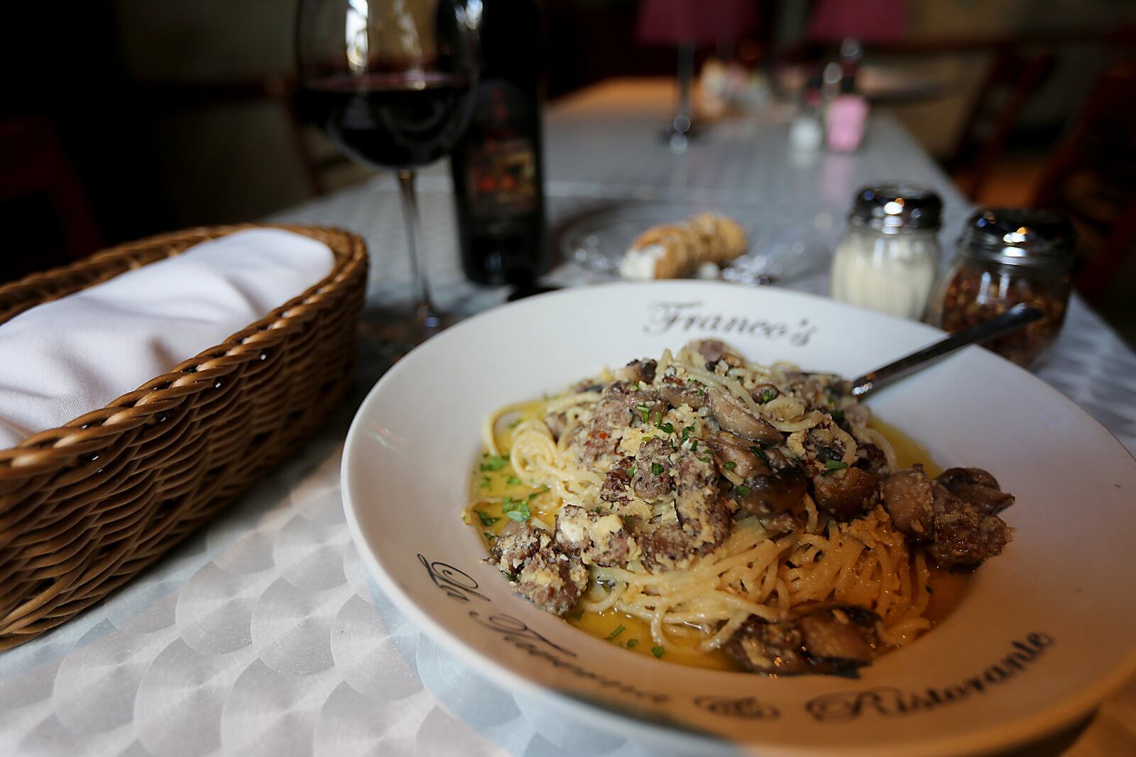 Franco’s World Famoso spaghetti. PHOTO BY E.L. HUBBARD, CONTRIBUTING PHOTOGRAPHER