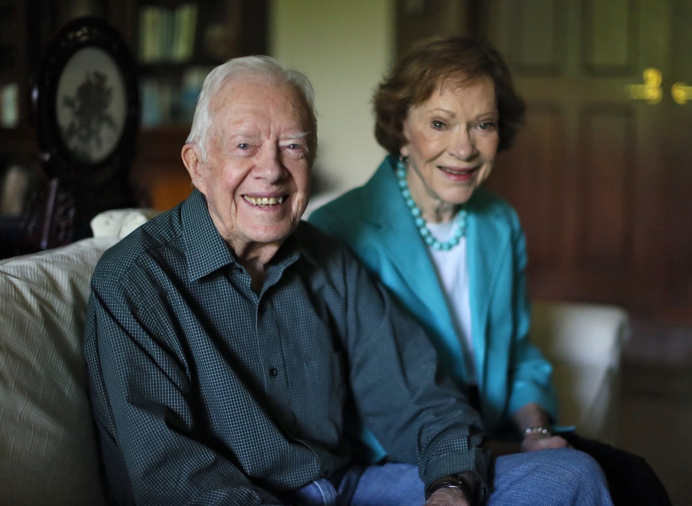 Jimmy and Rosalynn Carter. BOB ANDRES / BANDRES@AJC.COM