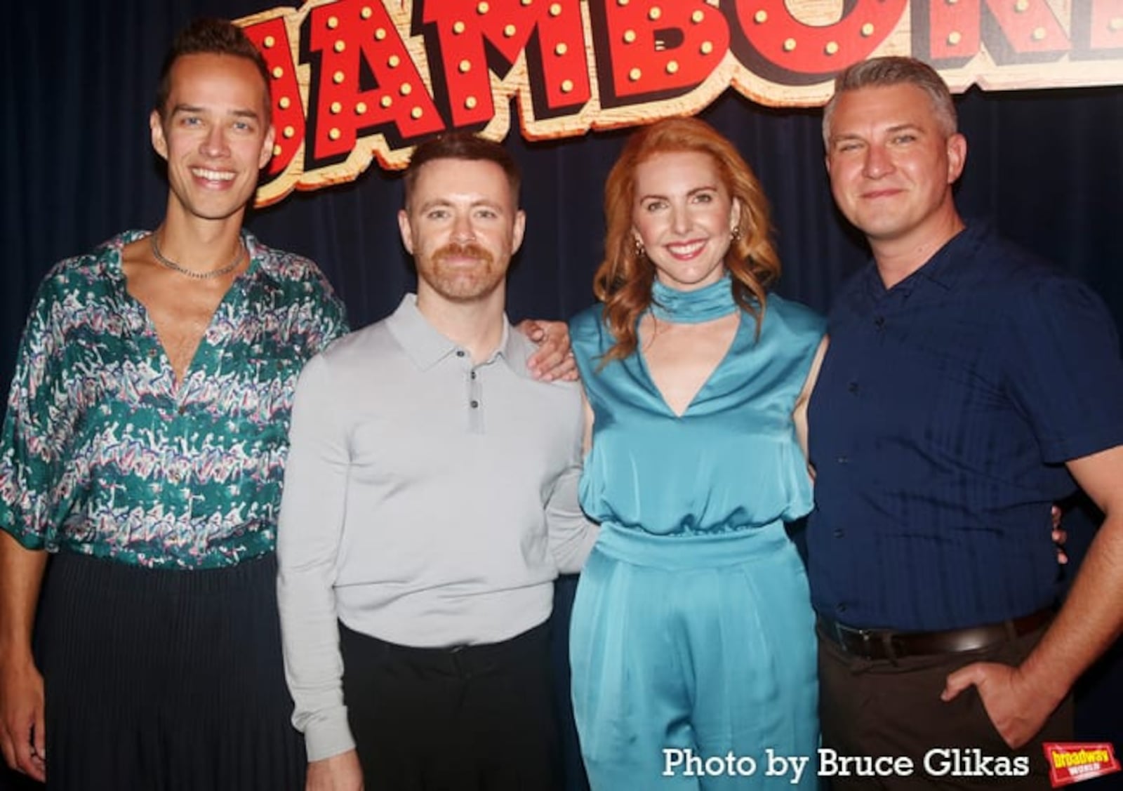 Left to right: Jonathan Parks-Ramage (librettist), Connor Gallagher (director/choreographer), Marla Mindelle (composer/lyricist/librettist), and Philip Drennen (composer/lyricist) are the creators of "The Big Gay Jamboree." BRUCE GILKAS/CONTRIBUTED