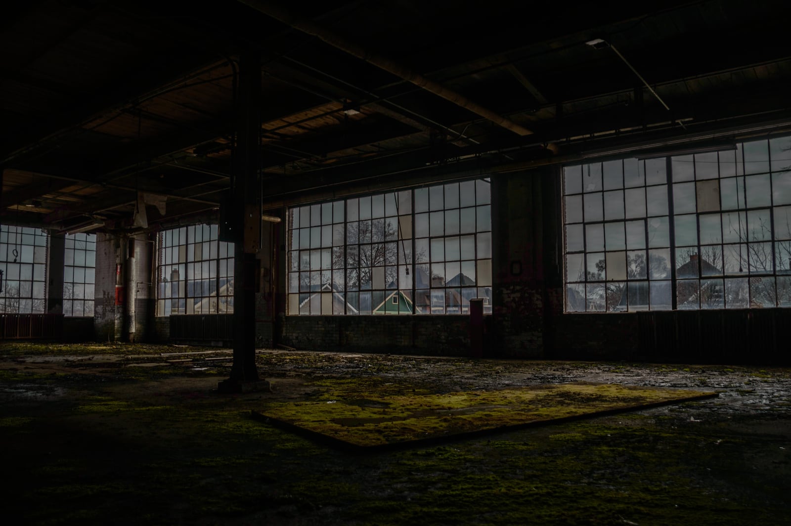 Interior of the Central Motors Building on 800 W. 3rd St. in Dayton, February 16, 2017. PHOTO / Tom Gilliam