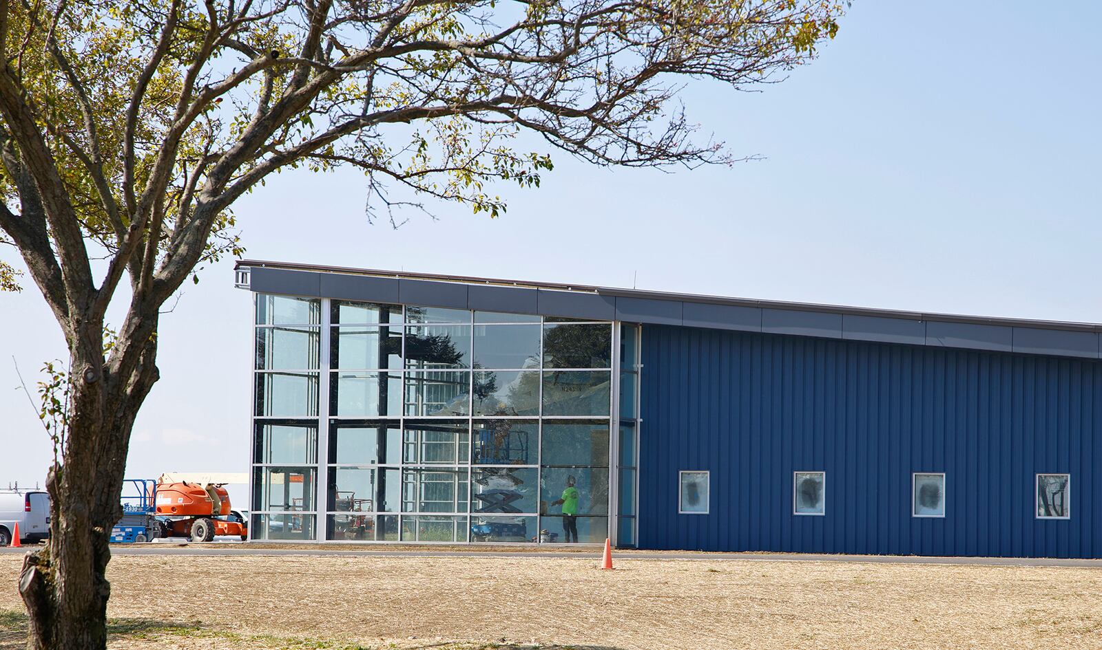 The new National Advanced Air Mobility Center of Excellence at Springfield-Beckley Municipal Airport on Thursday, Sept. 14, 2023. BILL LACKEY/STAFF