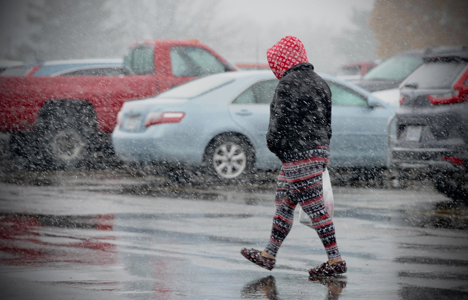 First snowfall of the season