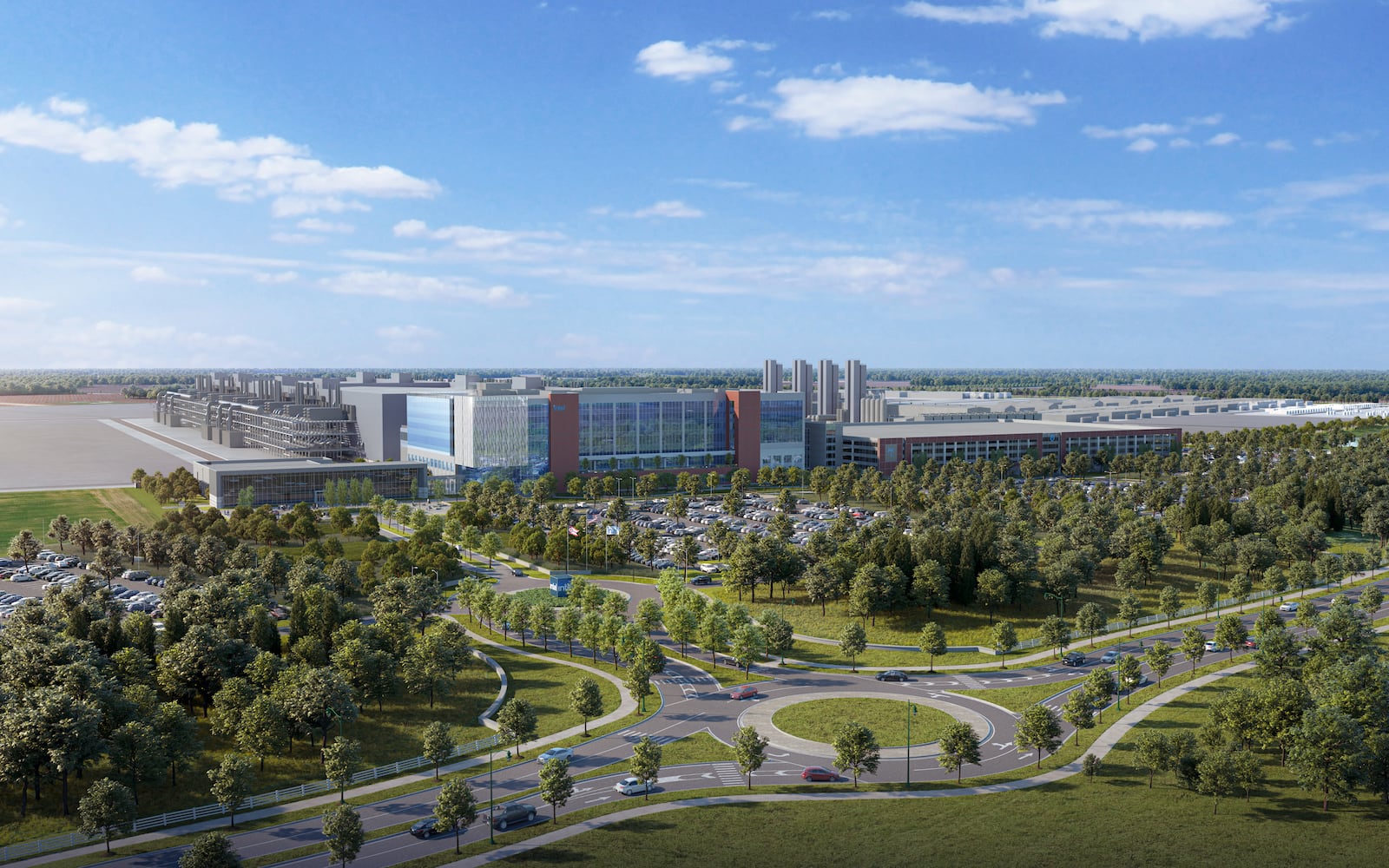 Intel Corp Ohio Site Renderings