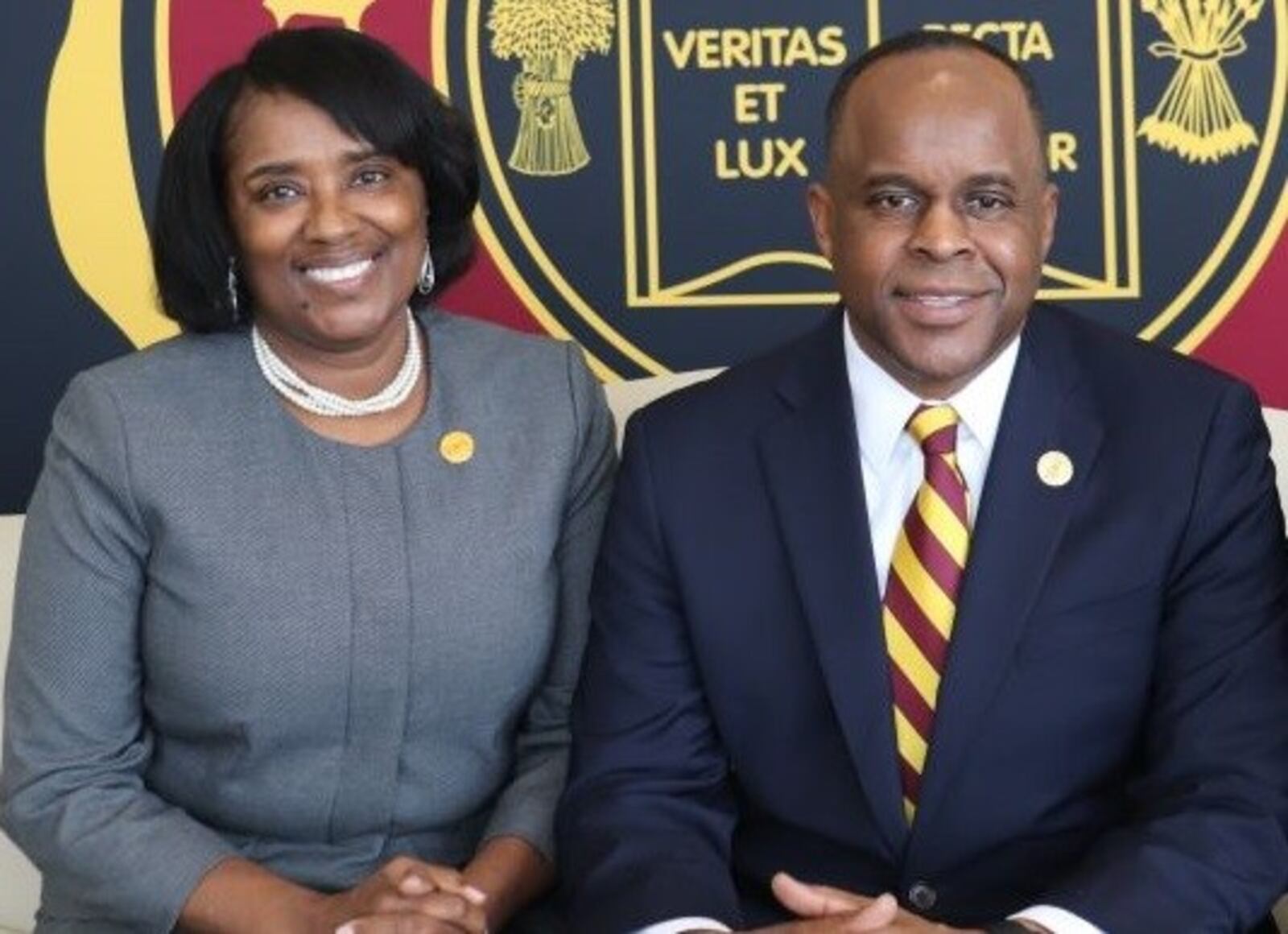 Central State University President Dr. Jack Thomas with his wife, Dr. Linda Thomas. CONTRIBUTED