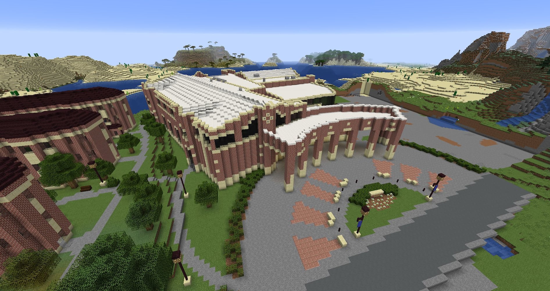 PHOTOS: Take a tour of the University of Dayton campus in Minecraft