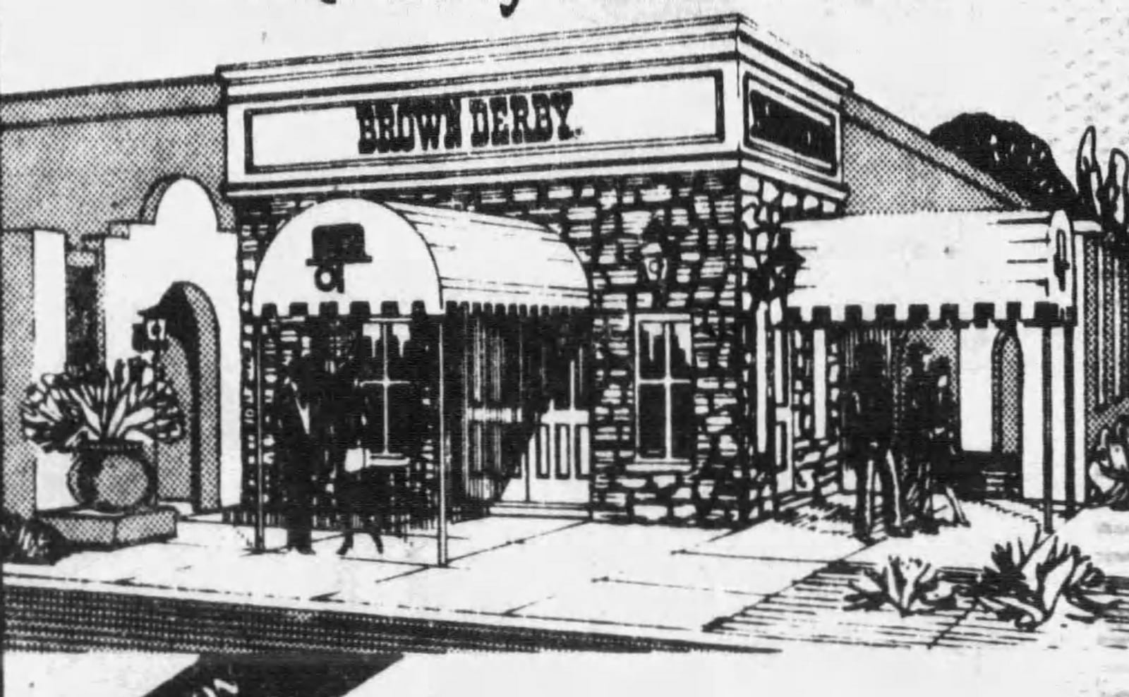 A 1980 advertisement for the Brown Derby restaurant in Kettering. DAYTON DAILY NEWS ARCHIVES