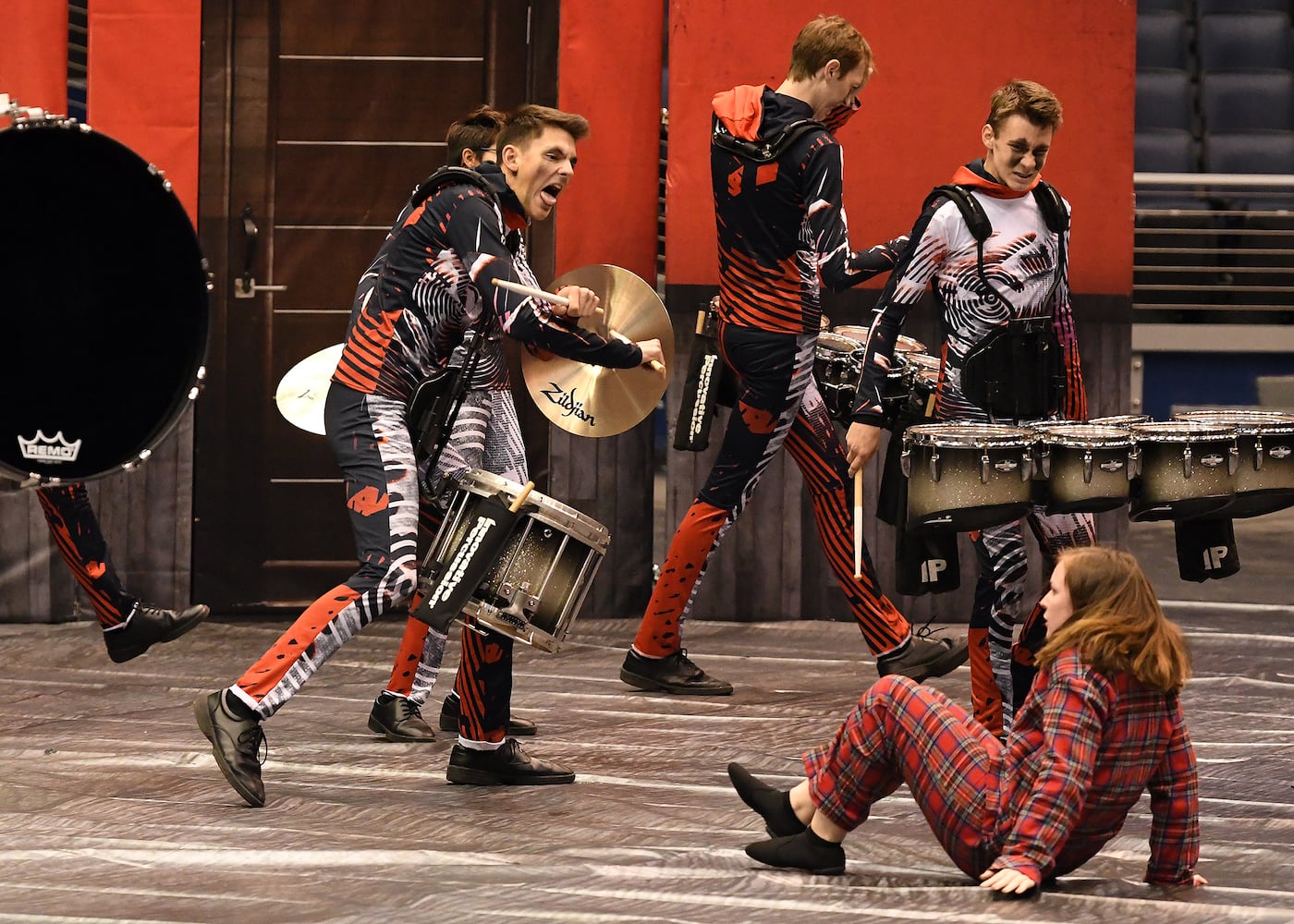 SEE: Local guard and percussion in WGI competition