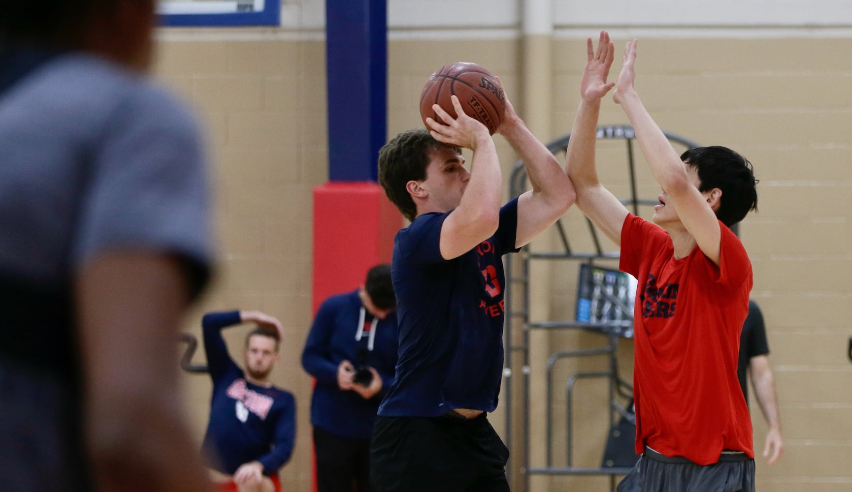 Dayton Flyers practice