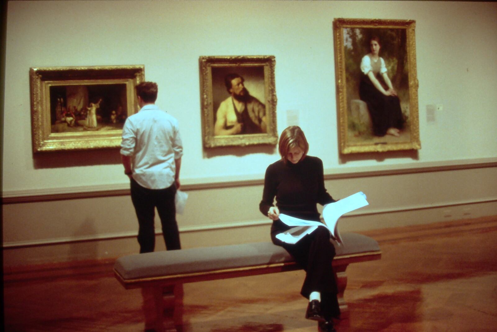 McConville in 2002 working at the Dayton Art Institute.