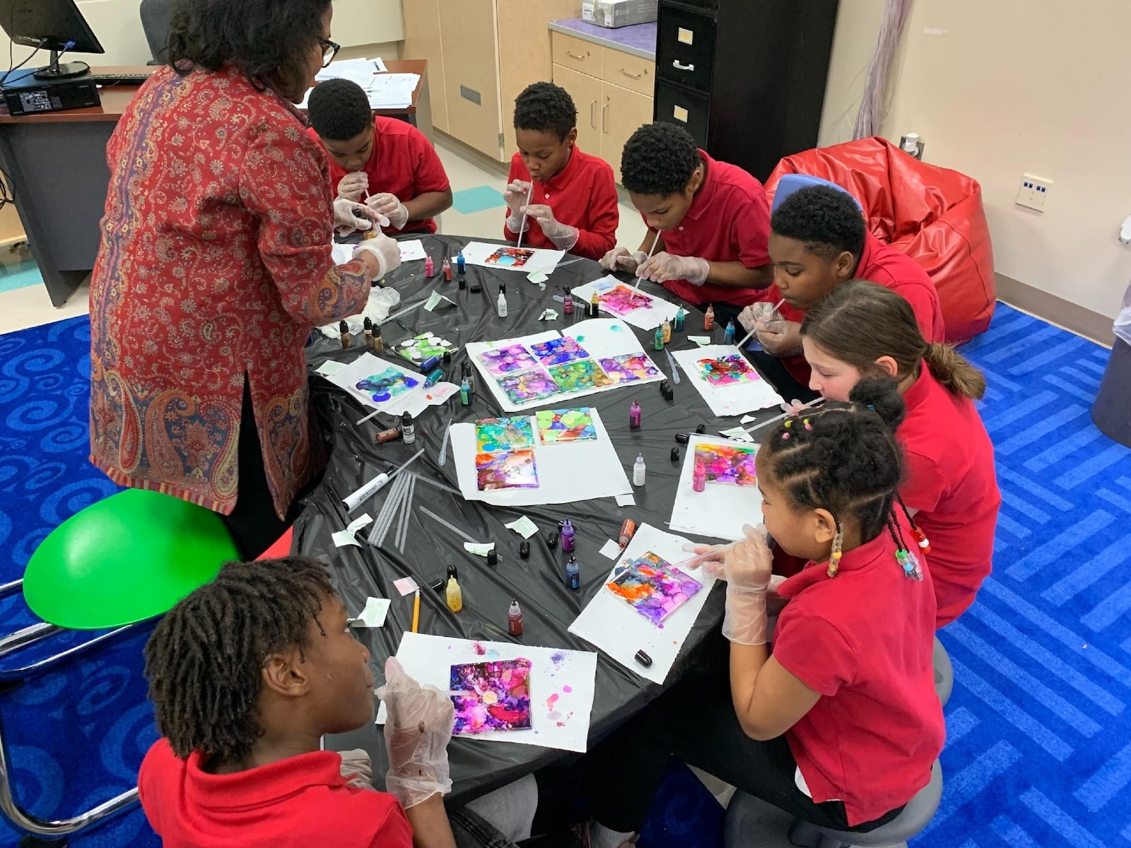 Trotwood-Madison City School students explore their creative sides through the Arts Integration program, led by the inspiring Hyacinth Paul.