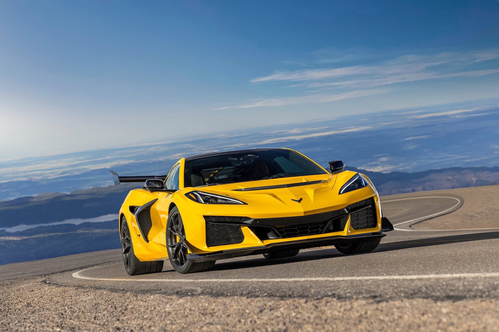 This photo provided by Chevrolet shows the 2025 Corvette ZR1. The new ZR1 is the most powerful and fastest production Corvette ever made. (Courtesy of General Motors via AP)