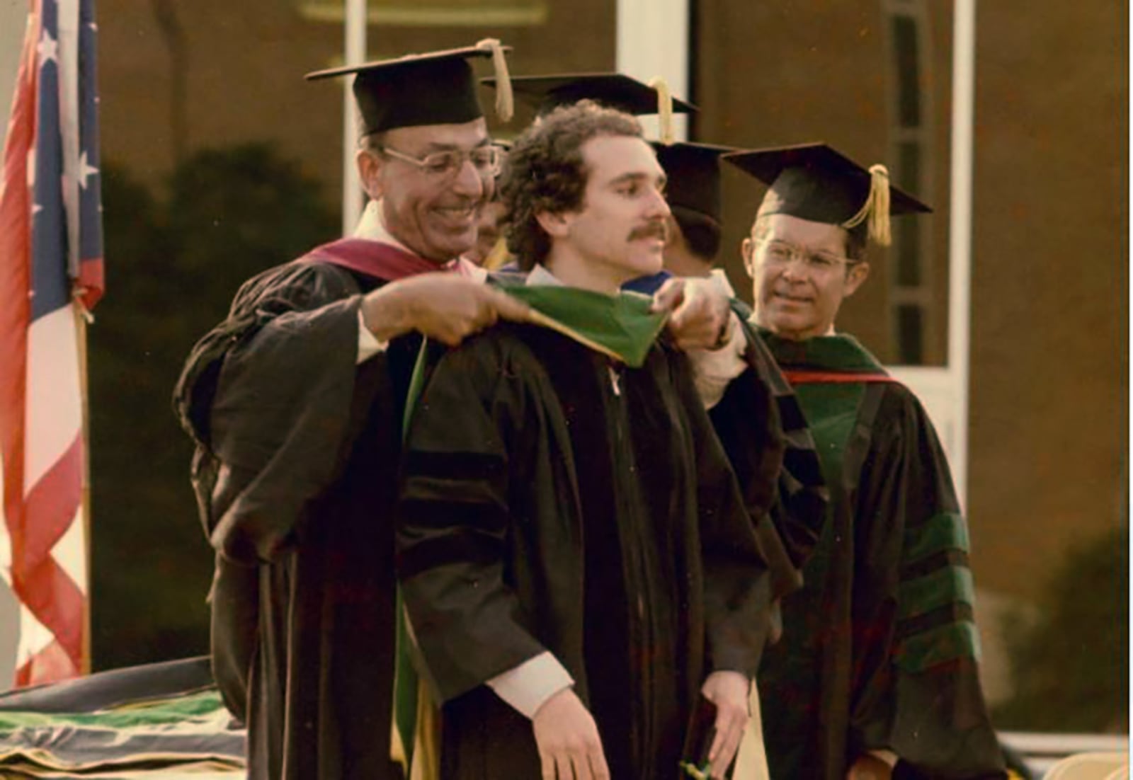 Dr. Mike Albert graduating from Wright State University's medical school in 1983. 