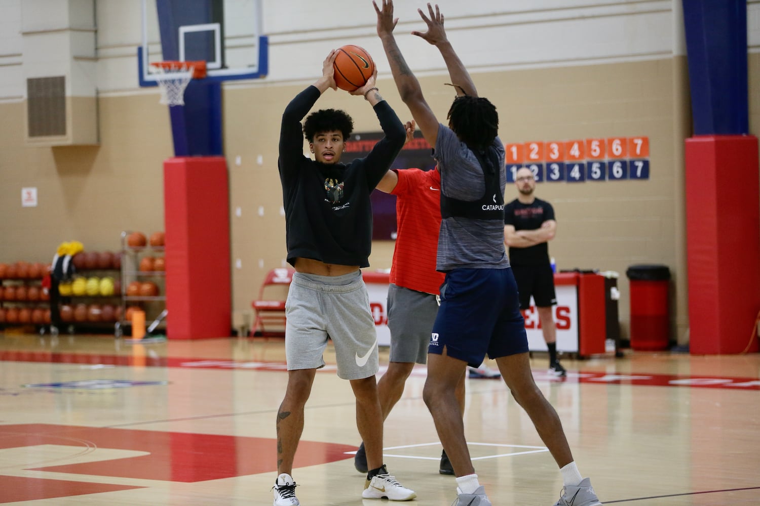 Dayton Flyers practice