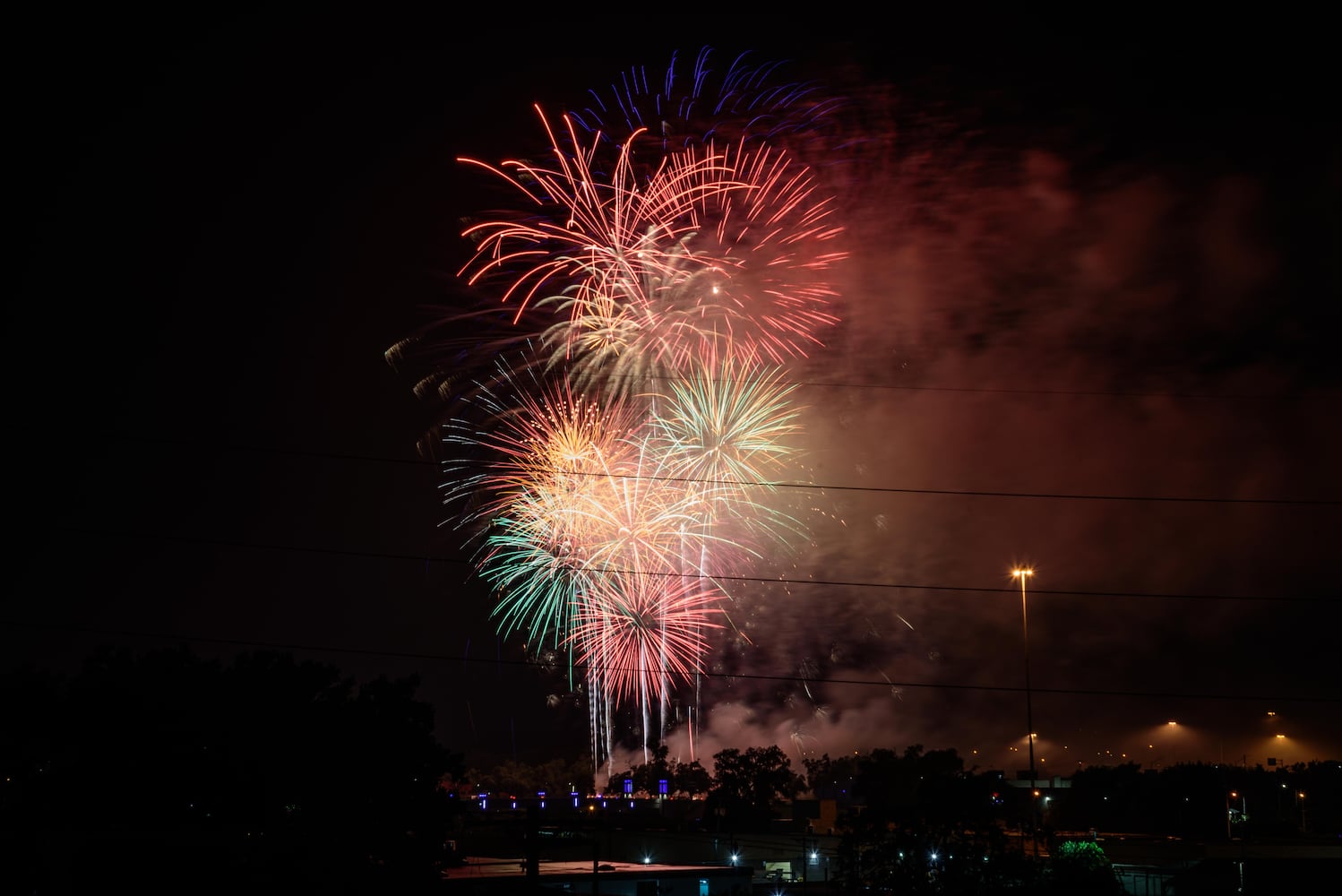 PHOTOS: Did we spot you partying and watching fireworks on the roof of Mike’s Bike Park?