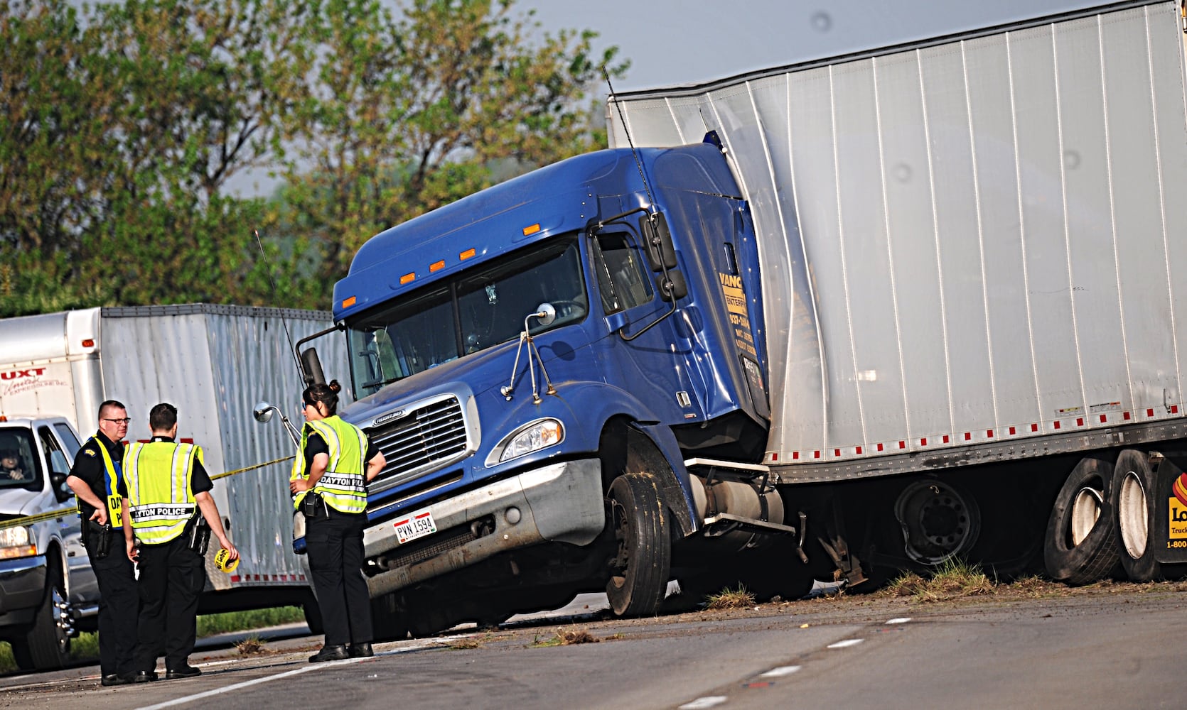 Semi-truck involved in crash on Ohio 4