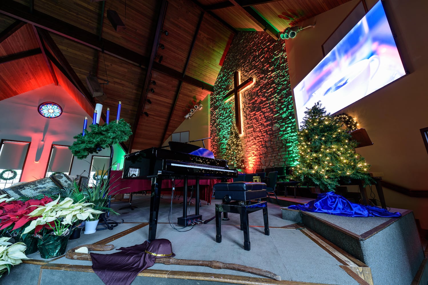 PHOTOS: A look inside Normandy United Methodist Church in Centerville decorated for Christmas