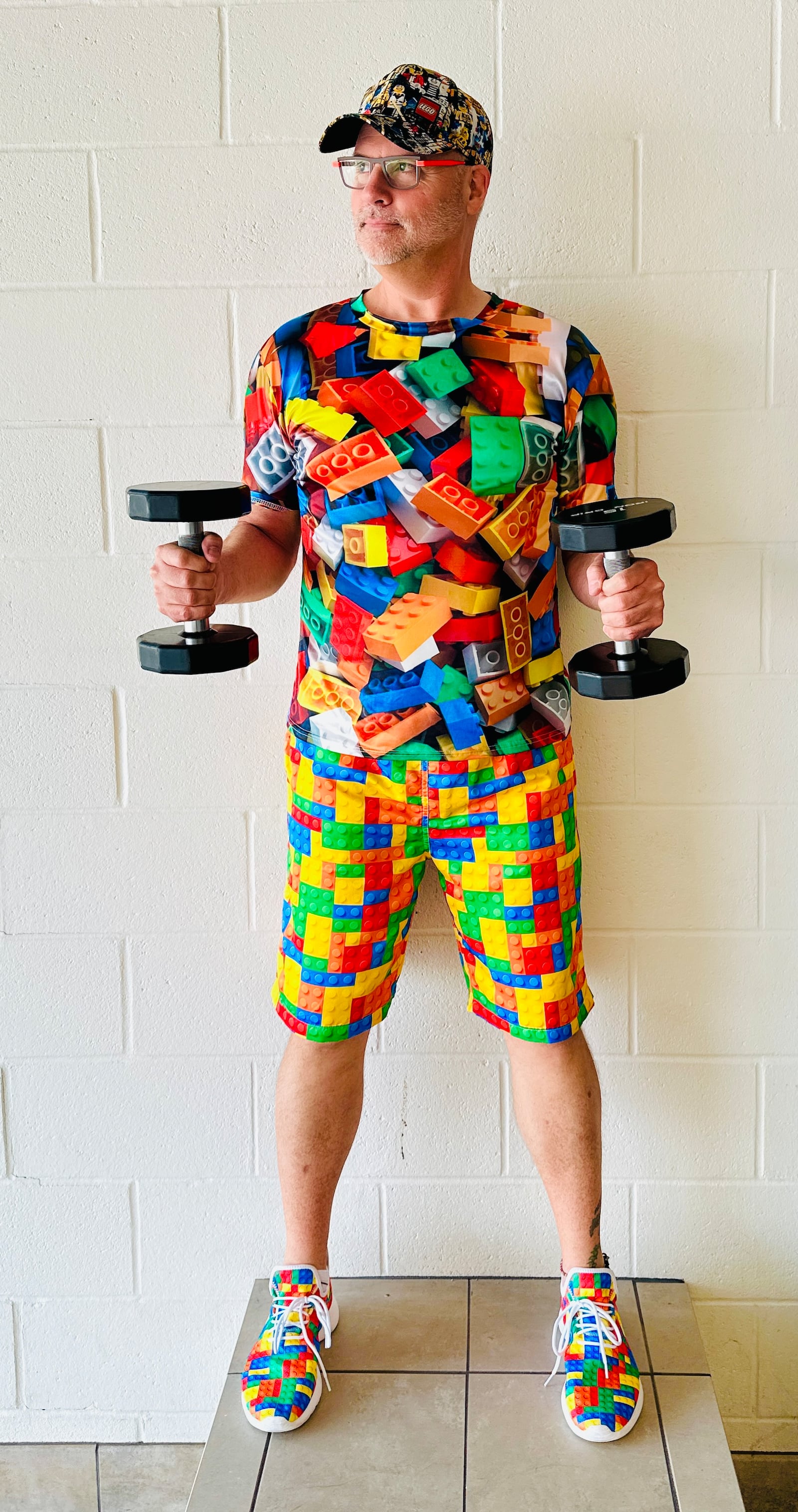 Jey Ellis spends upward of five hours a week coordinating outfits for the coming days. "I am blessed to have a strong network of friends I have met at my gym. They are my biggest fans, often inspiring me with fresh ideas.” 