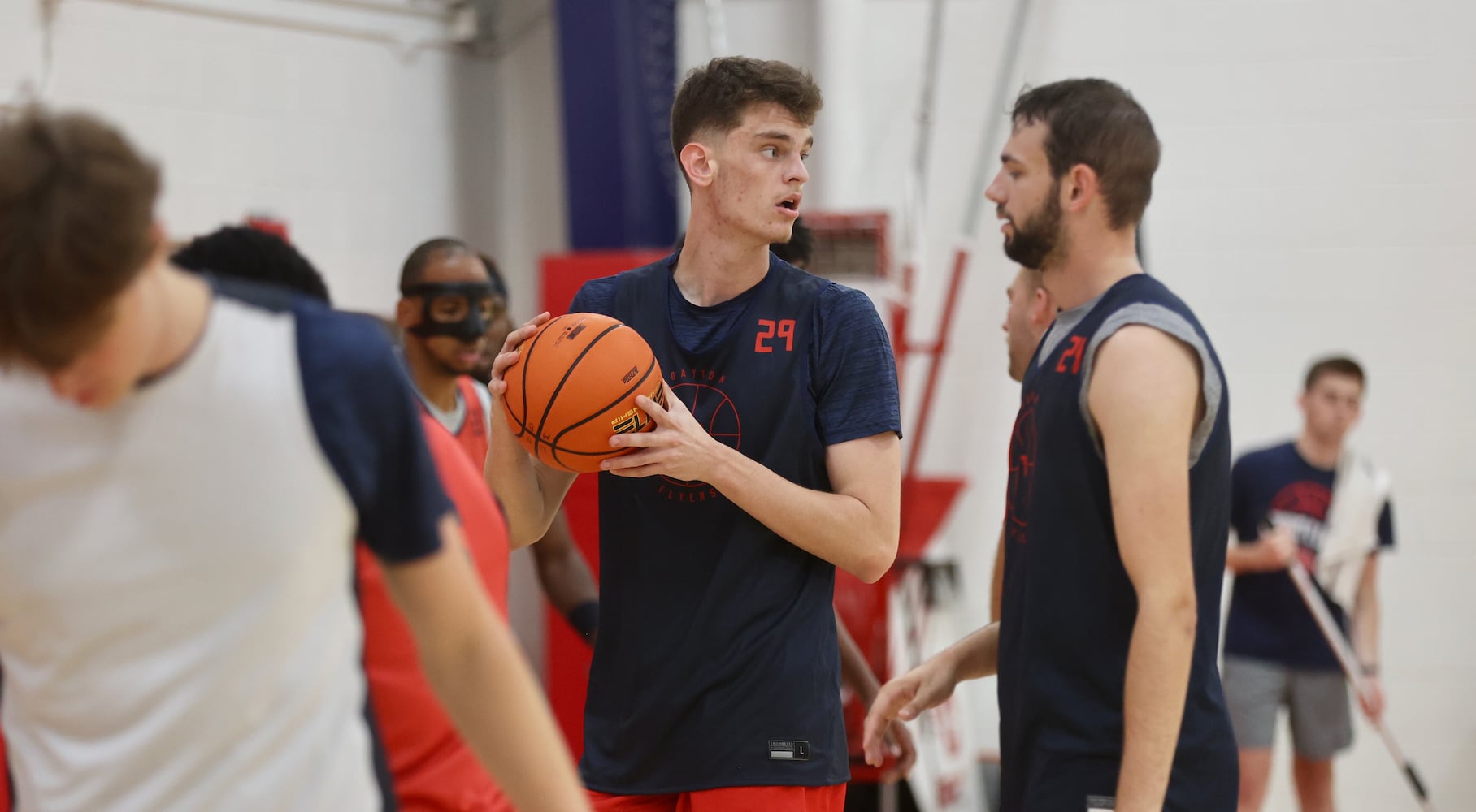 Dayton preseason practice