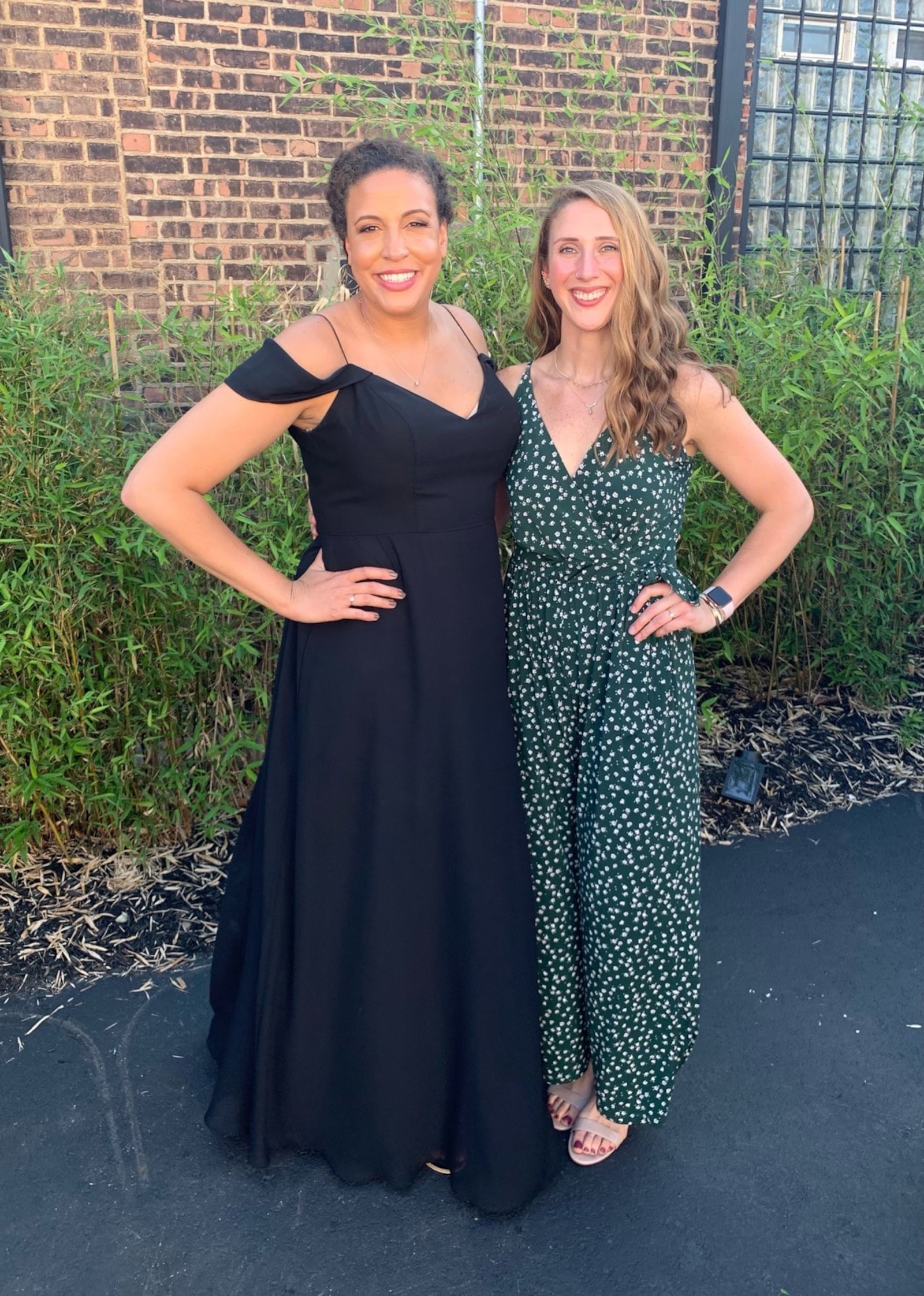 Casey Nance (left) and Cassie Sant remain two of the most beloved players ever to wear a Dayton Flyers women’s basketball uniform. They were forces on the court, in the classroom and in the community. CONTRIBUTED