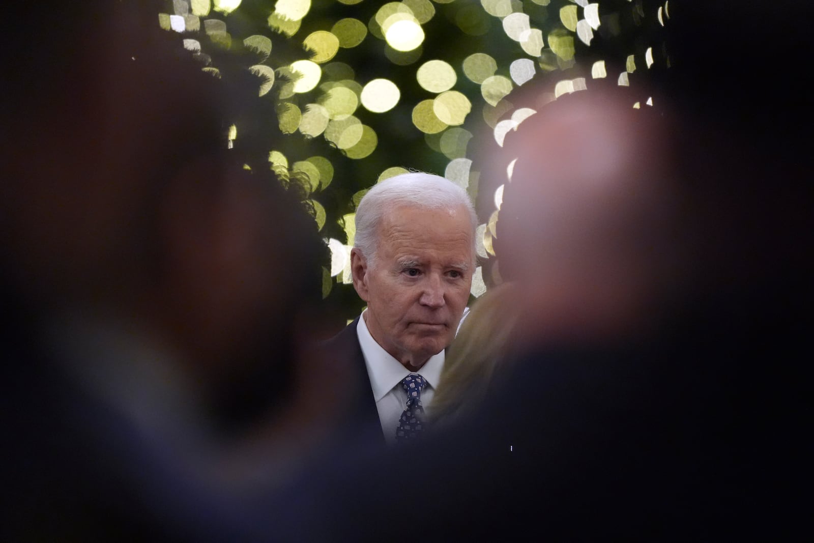 President Joe Biden arrives for a interfaith prayer service for the victims of the deadly New Years truck attack, at St. Louis Cathedral in New Orleans, Monday, Jan. 6, 2025. (AP Photo/Gerald Herbert)